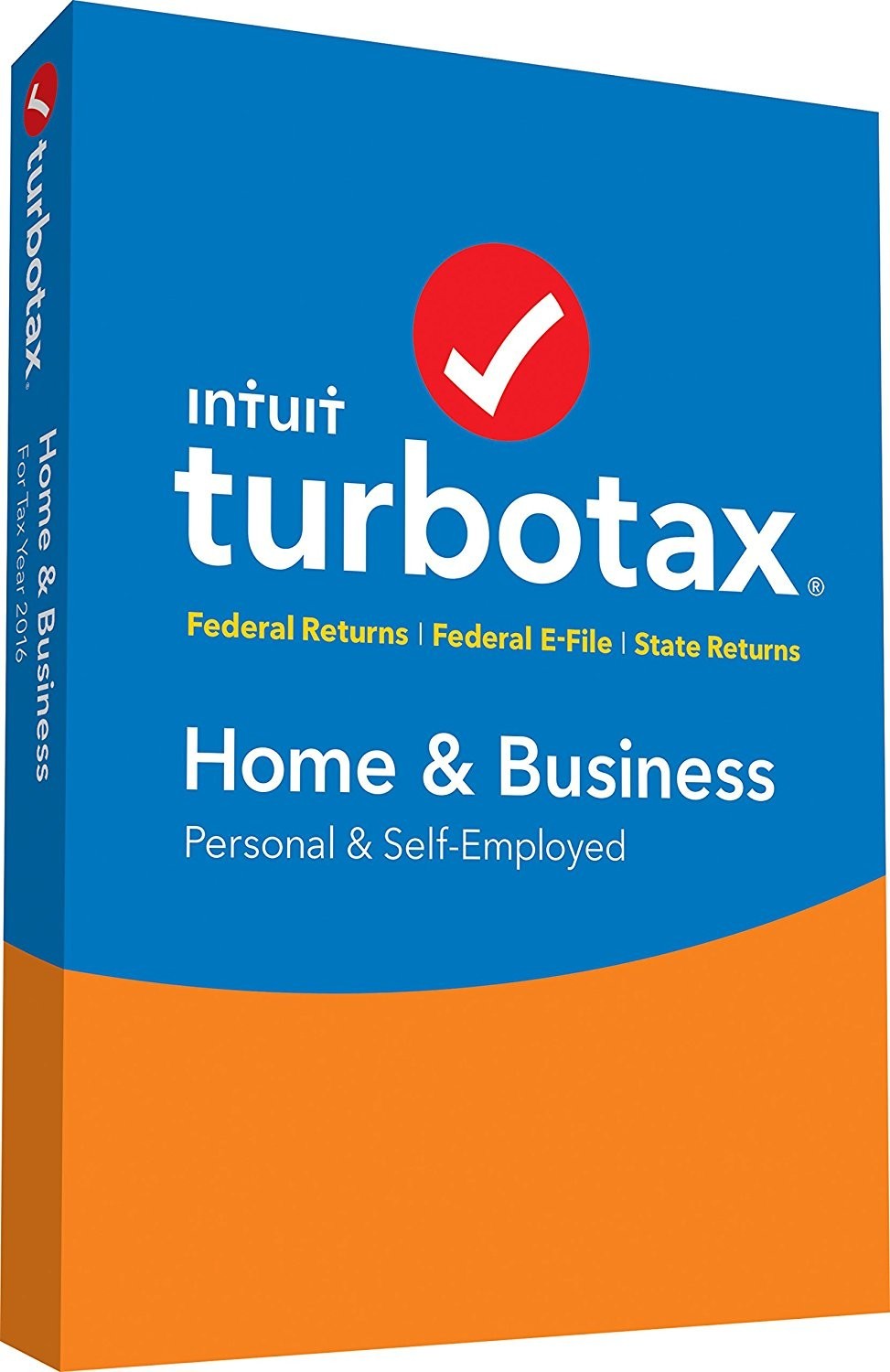 TurboTax Home & Business 2016 Win/Mac CD | Schedule C | Full Updates | #1 Expert