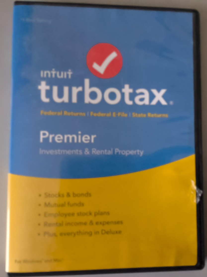 Intuit Turbo Tax 2016 Premier Investment & Rental Property Federal State Returns