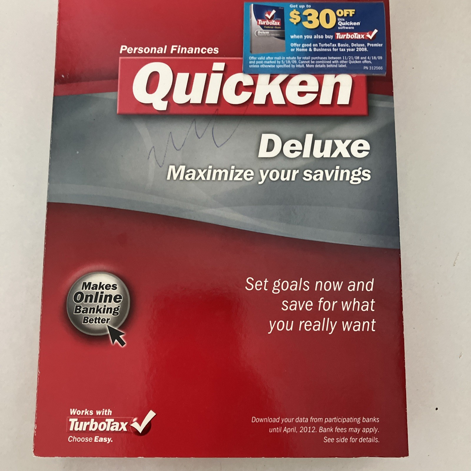 Intuit Quicken Deluxe 2009 Retail Box for Windows XP/VISTA