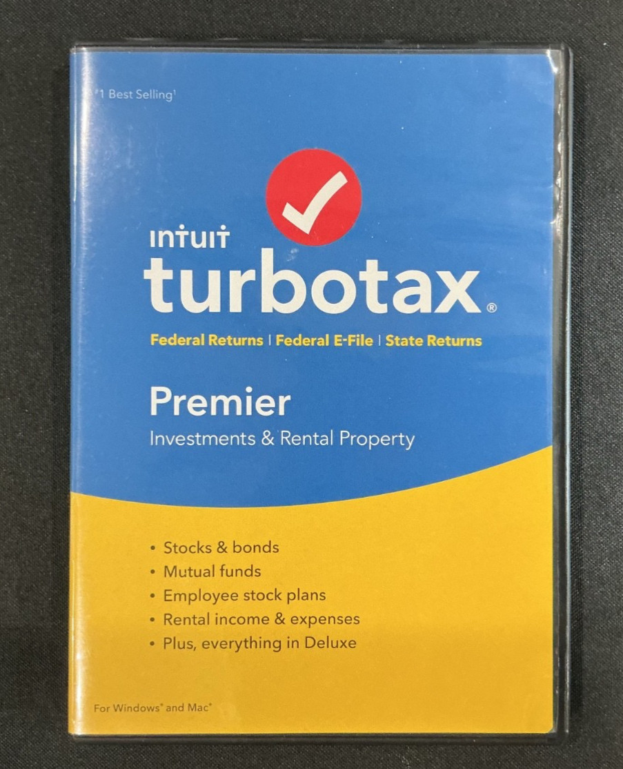 TurboTax Premier Investments & Rental Property, Federal & State 2017, PreOwned