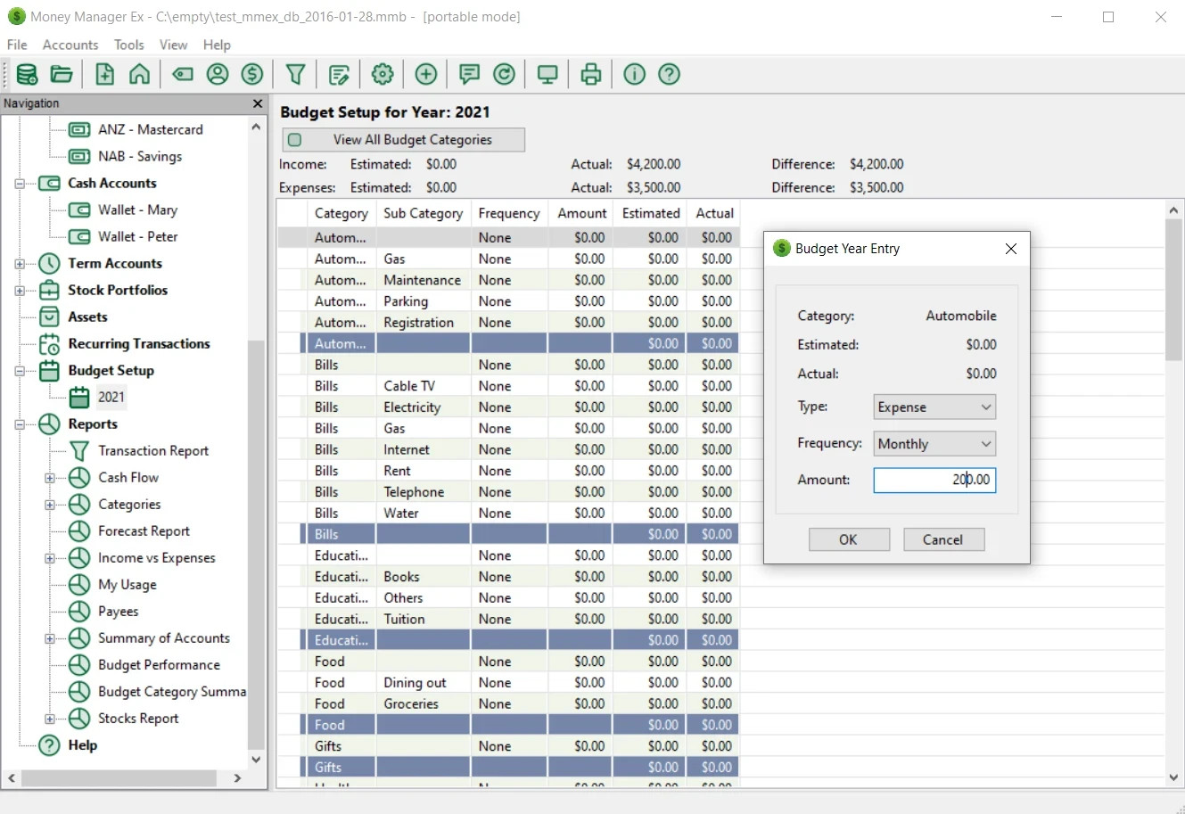 Money Manager Ex – Personal Accounting, Banking And Budgeting Software 2026 USB