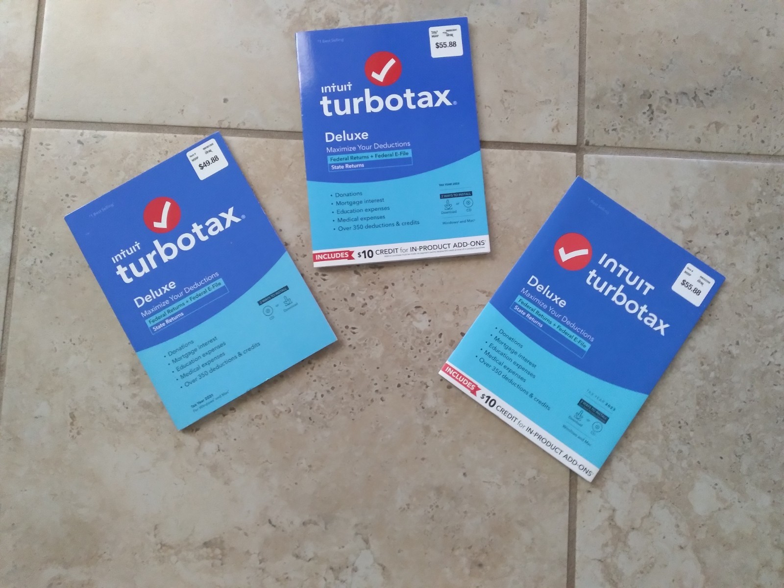TurboTax :: 2021, 2022, 2023