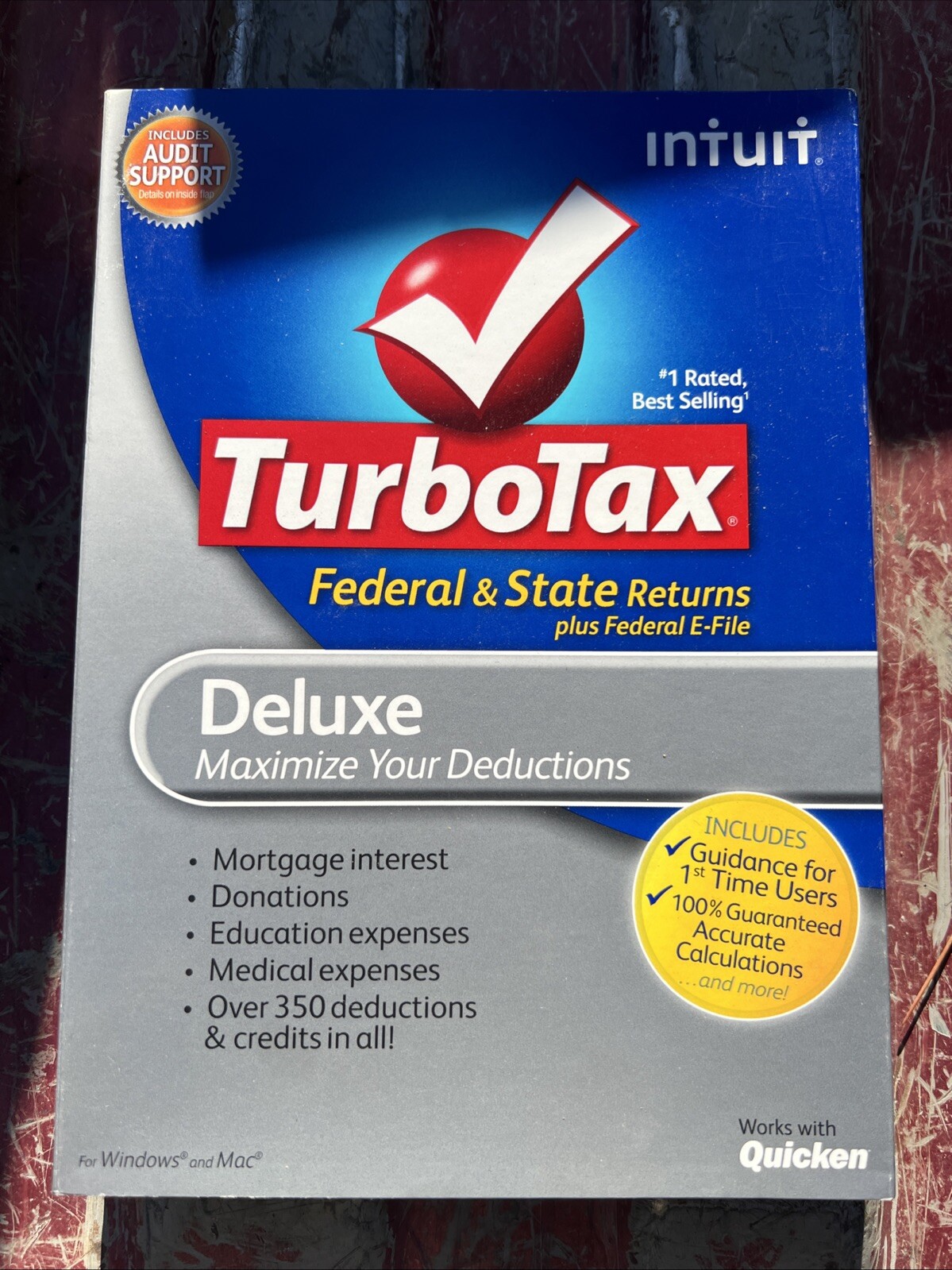 Lot 3 Turbo Tax Deluxe: 2006 + 2008 + 2011 All Federal + State VG Cnd Fst Ship