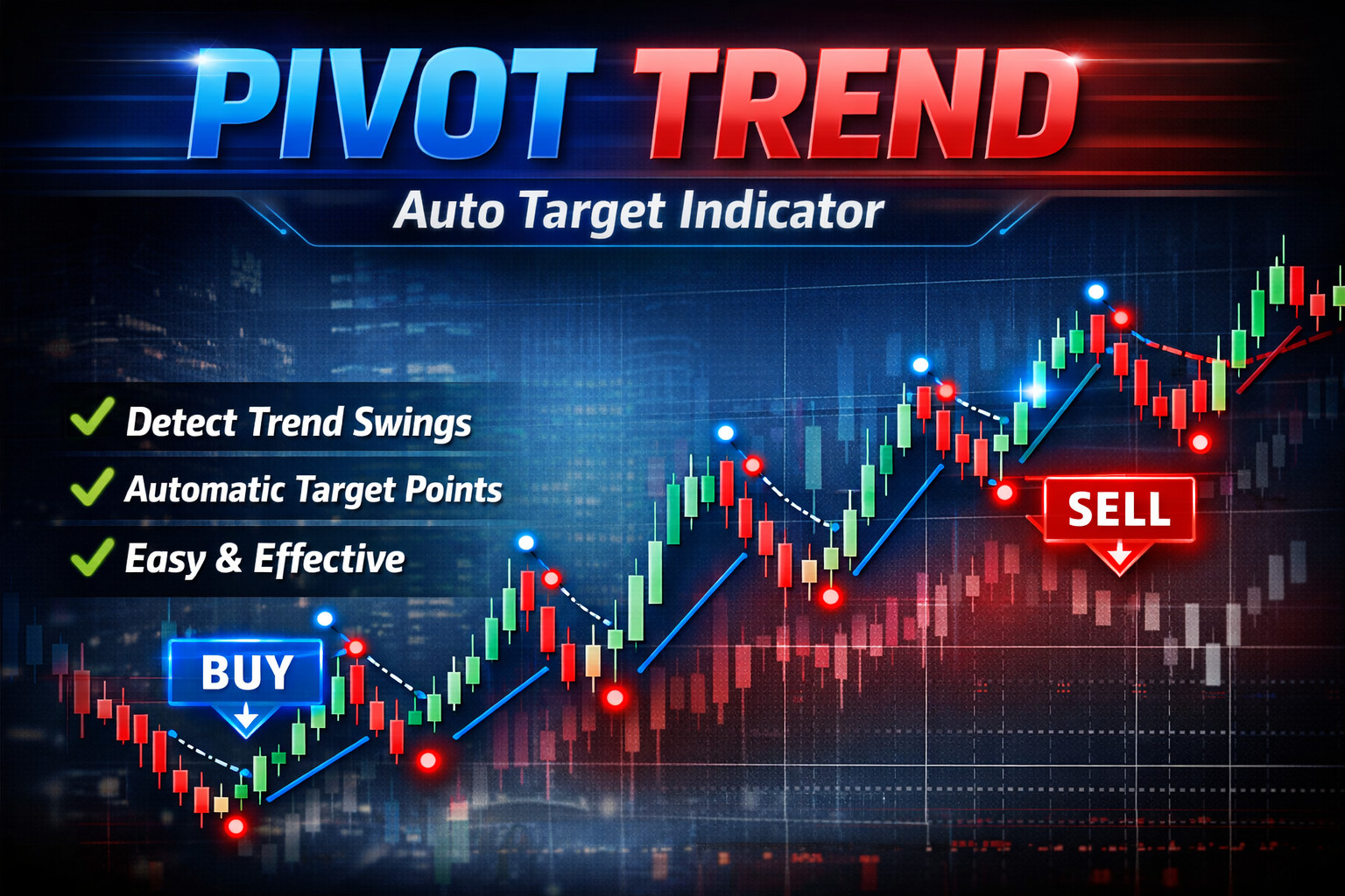 Pivot Trend Pro – Auto Target Indikator für MetaTrader 4 (MT4)