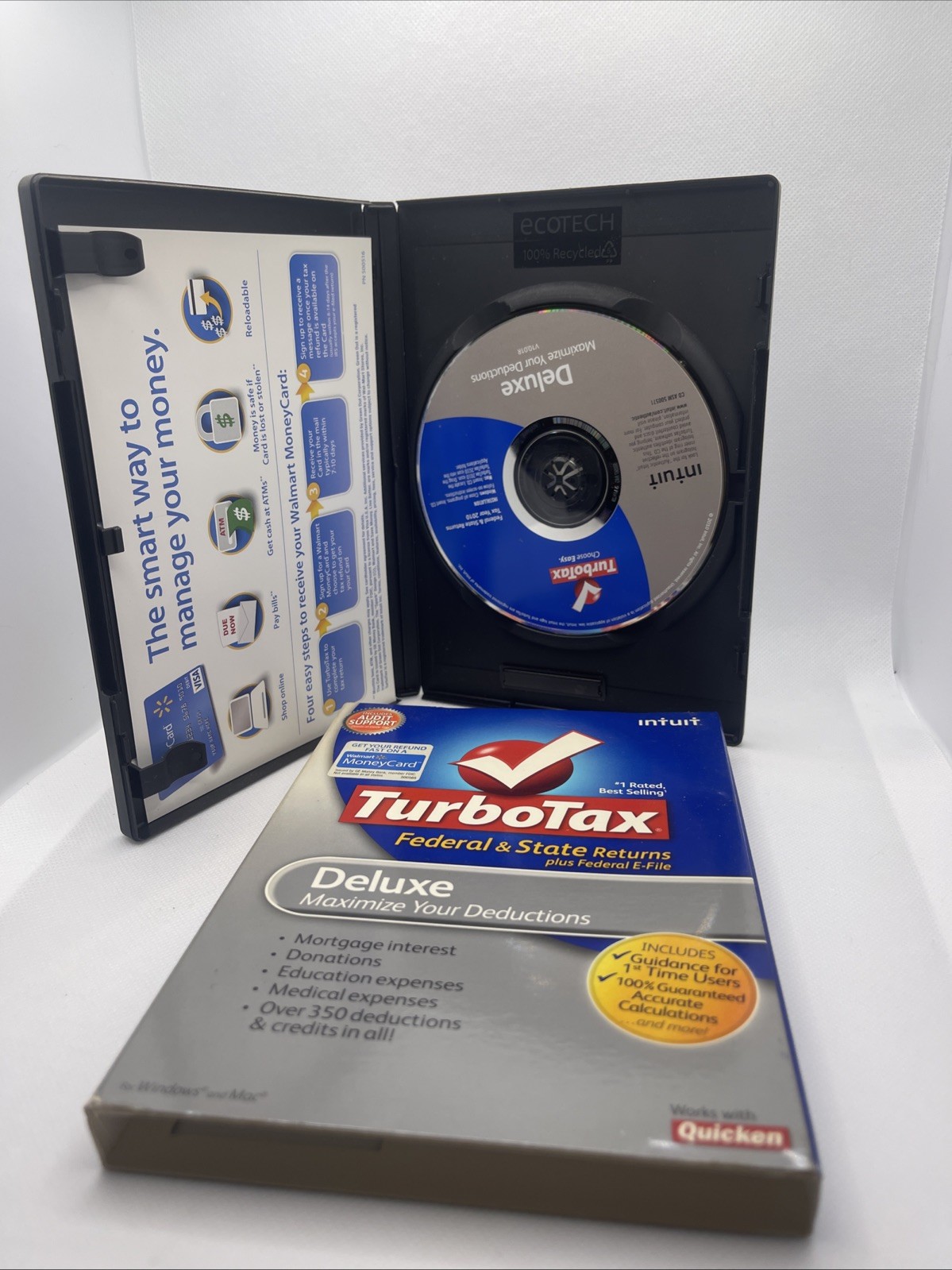 5 Turbo Tax Deluxes 2002, 2006 – 2010 Federal + State includes Federal E-File