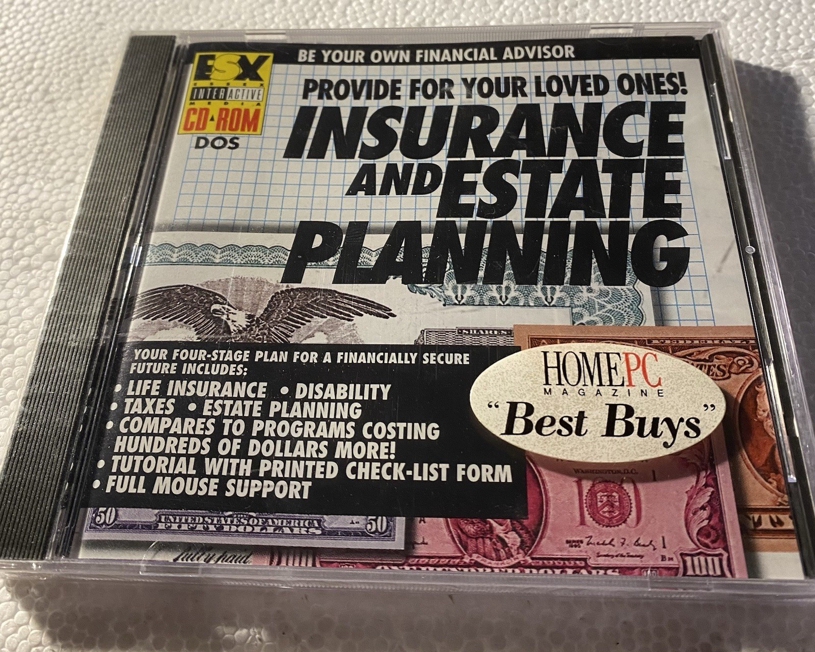 Insurance and Estate Planning CD-Rom Vintage New Sealed Free Fast Shipping.