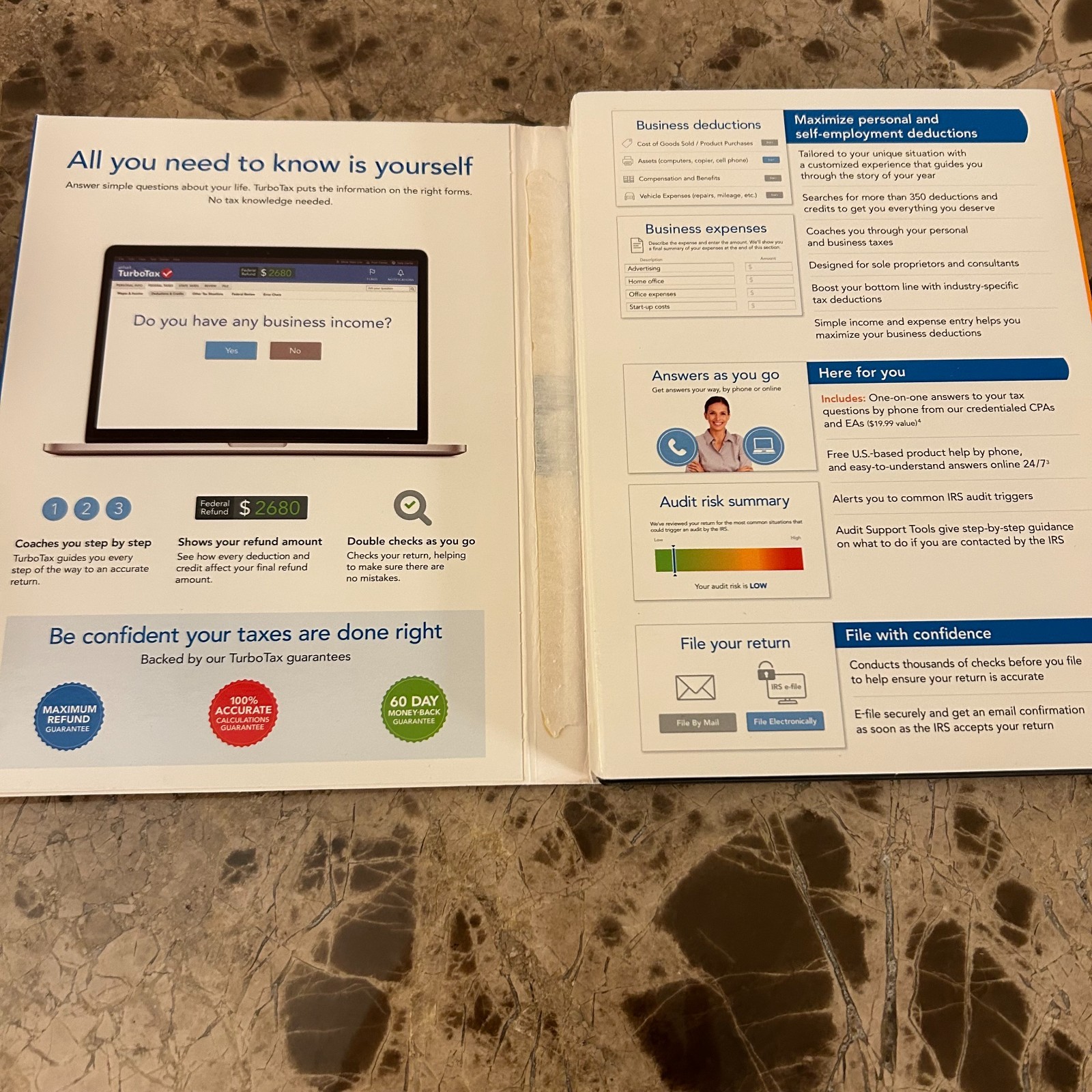 Intuit TurboTax 2015 Home & Business CD Federal State Wondows And Mac
