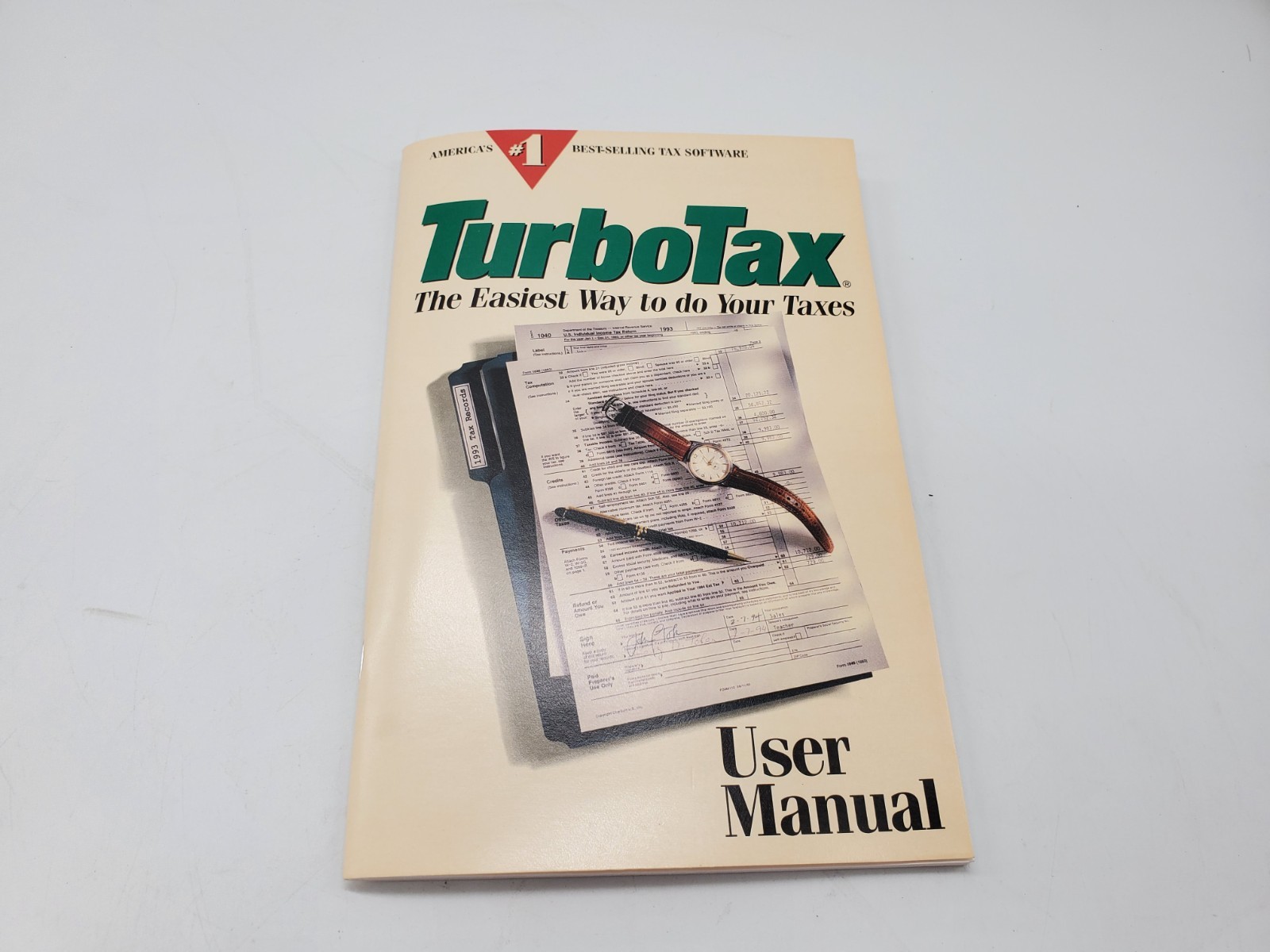 TurboTax Tax Year 1993 -Final Ver (ChipSoft, 3.5 & 5.25 Disks, DOS) Vintage CIB