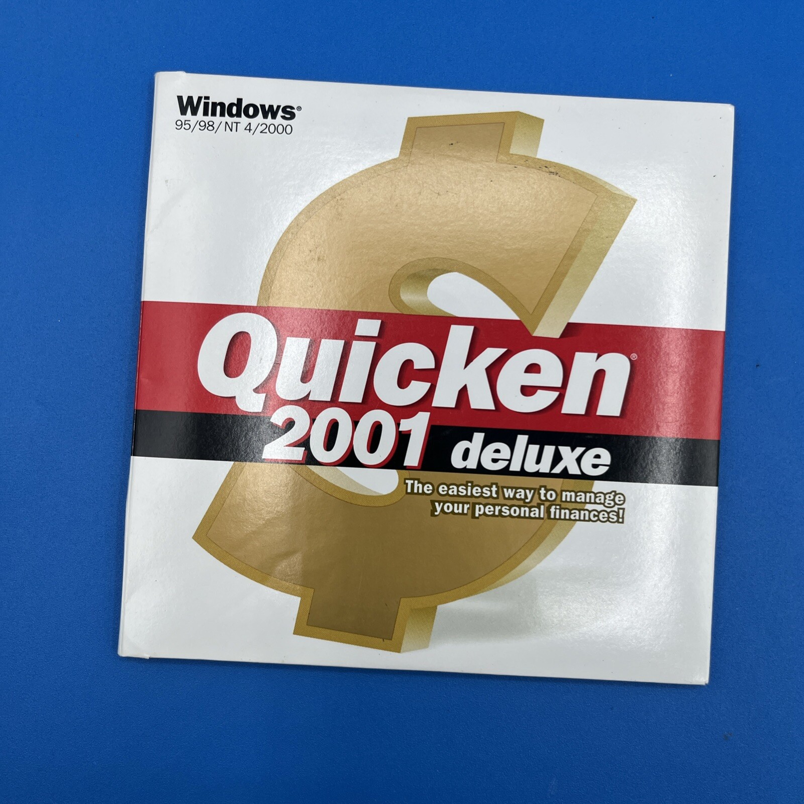 Intuit Quicken Deluxe 2001 for Windows ’95/’98/NT4/’00