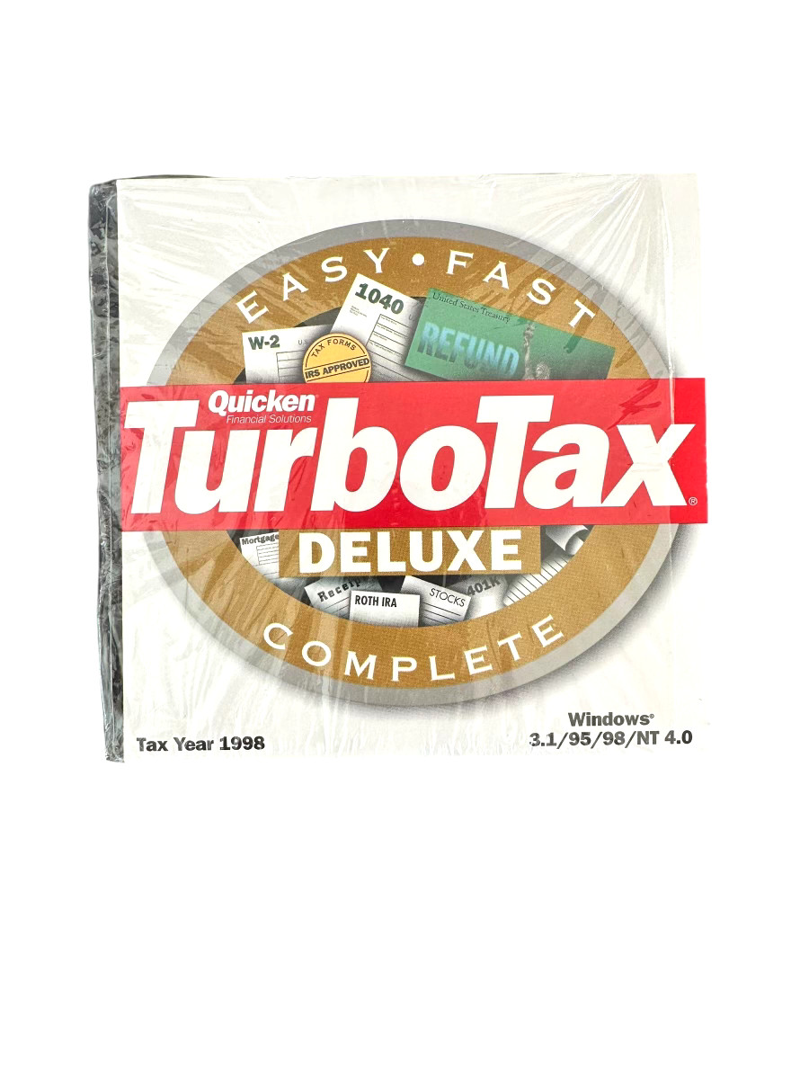 Quicken TurboTax Deluxe Tax Year 1998 Win 3.1/95/98/NT 4.0