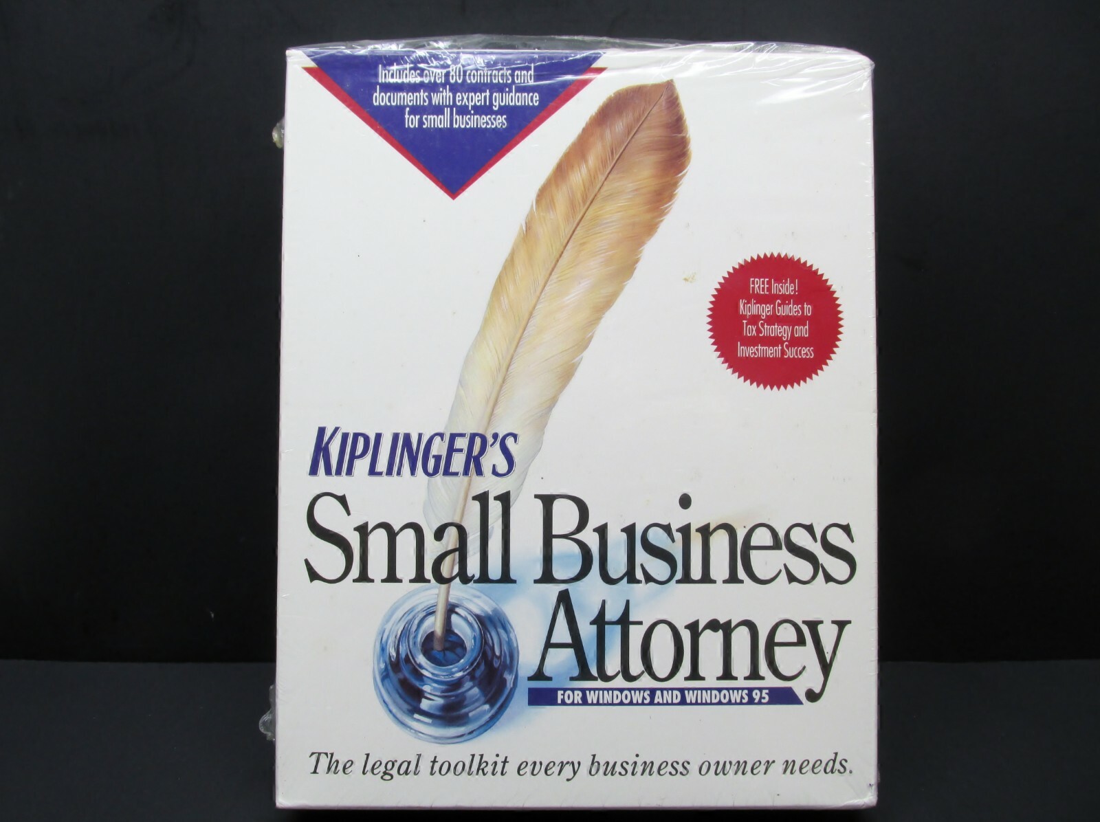 Kiplinger’s Small Business Attorney, IBM PC, 3.5″ Discs, W 3.1 / 95, NISWB