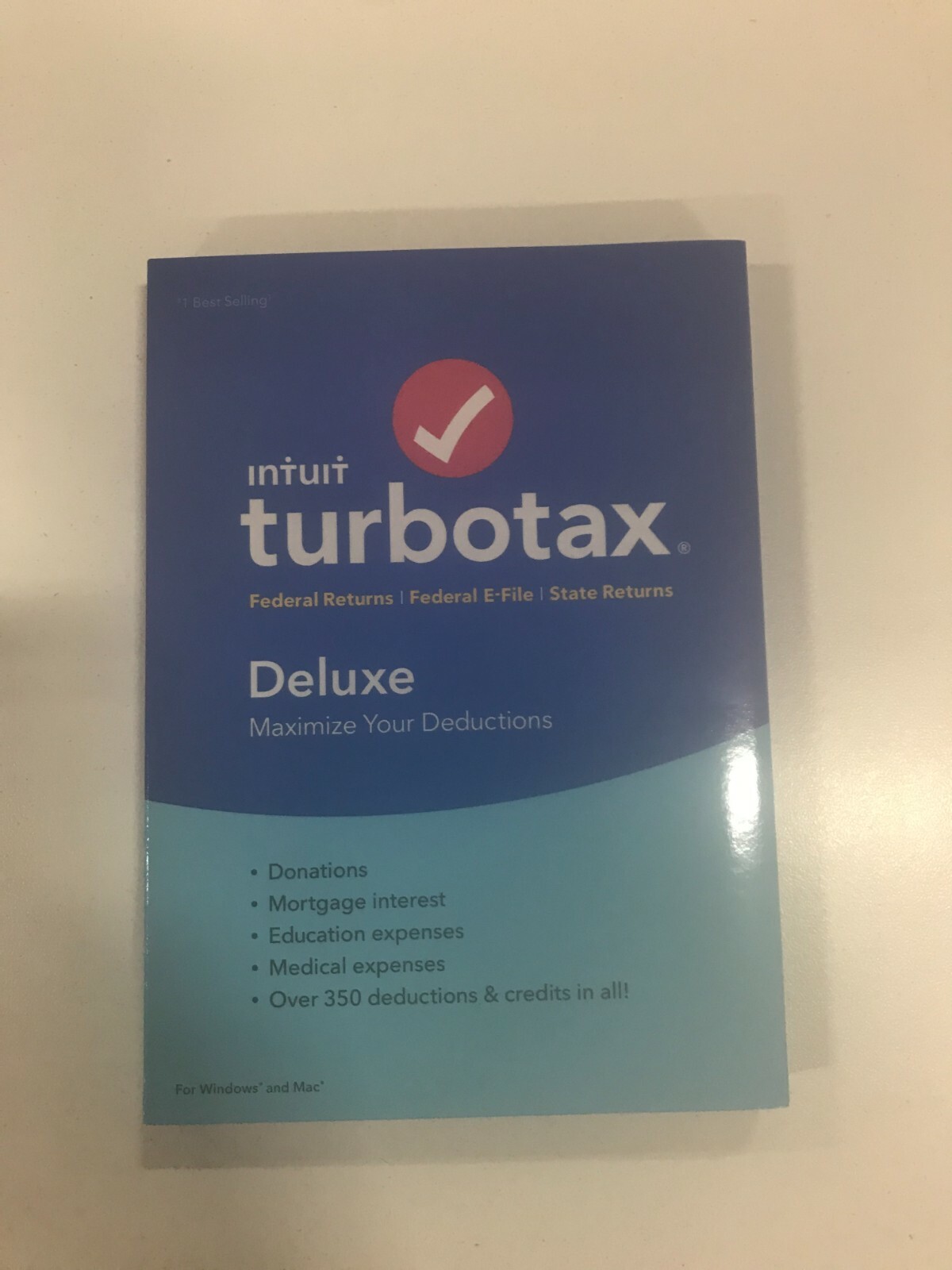 Intuit Turbotax Deluxe + State 2018