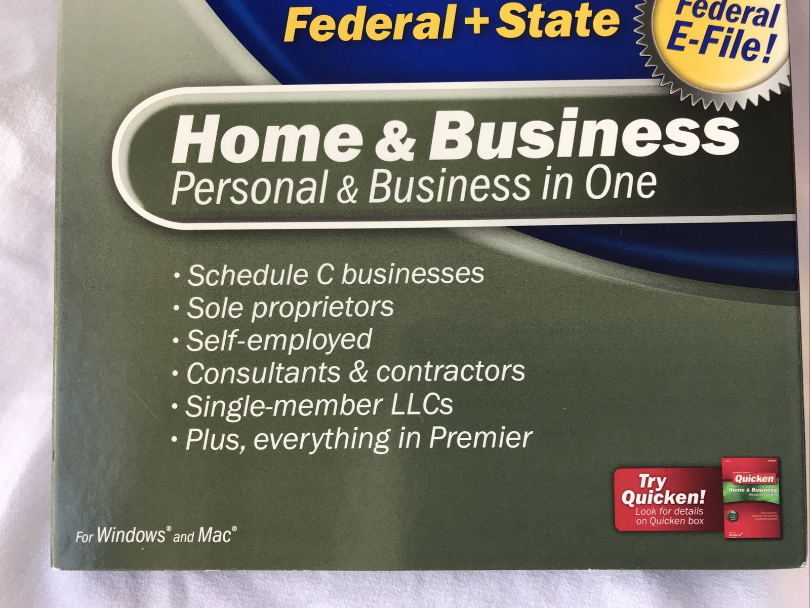 Turbotax 2008 Home & Business
