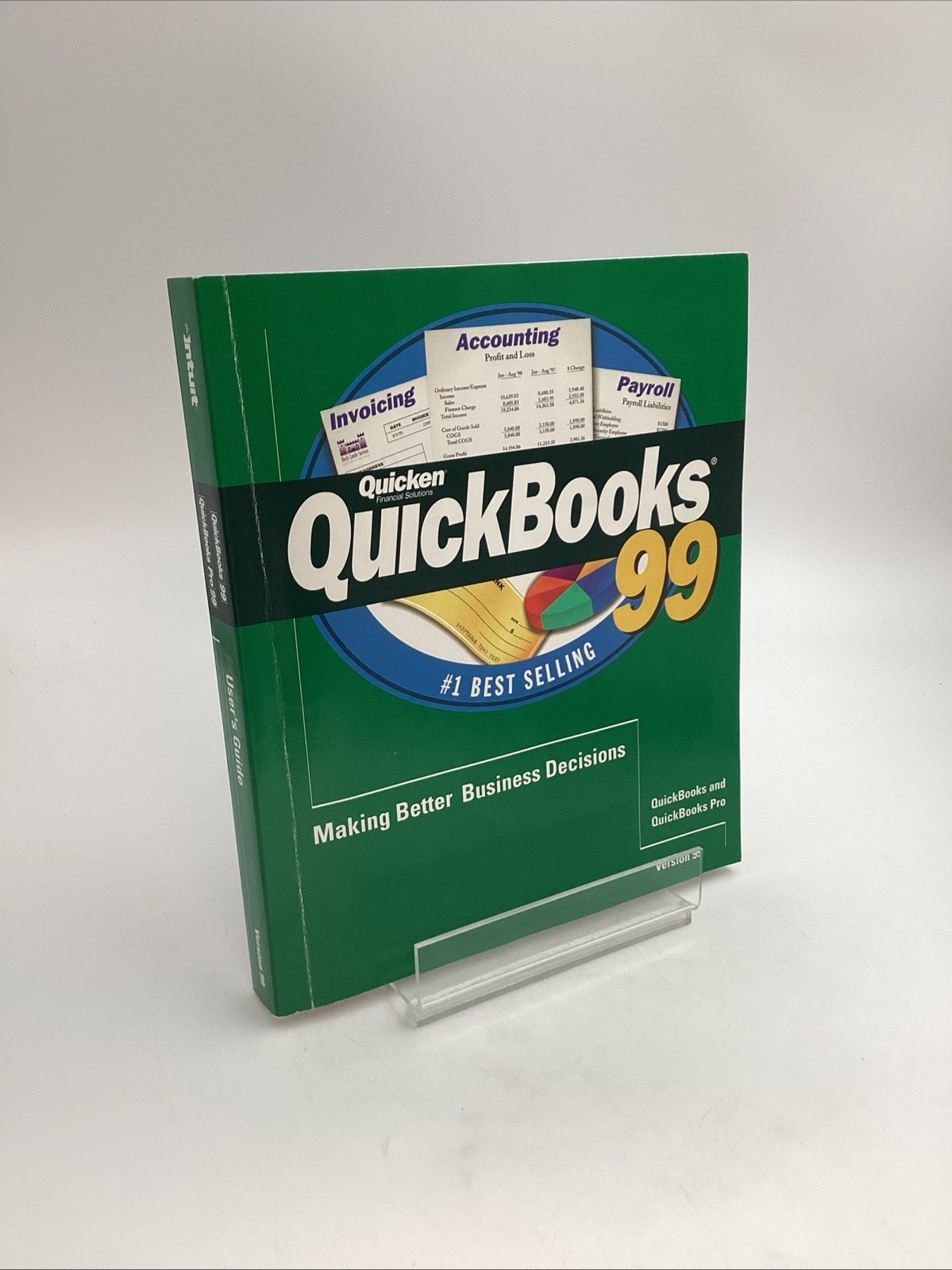 Quicken Financial Solutions Intuit QuickBooks 99 Accounting Software Windows