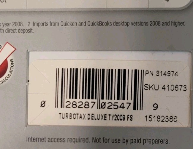 Lot of (5) ~ TurboTax Deluxe 2009 2010, 2013 + 2 Others (2014)