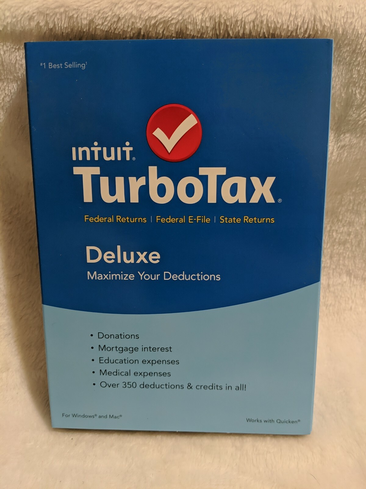 Intuit 2015 Turbotax Deluxe Federal Returns For Tax Year 2015