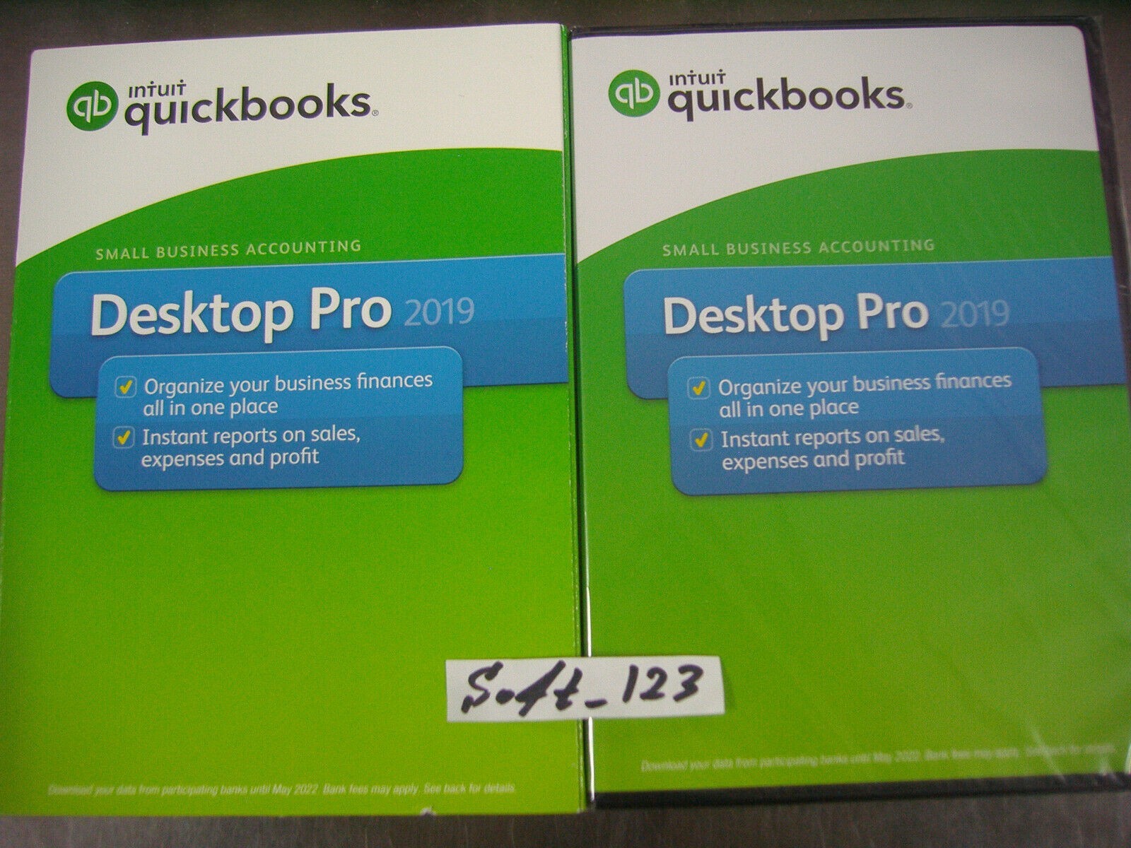 INTUIT QUICKBOOKS DESKTOP PRO 2019 FOR WINDOWS PC =NEW SEALED BOX=