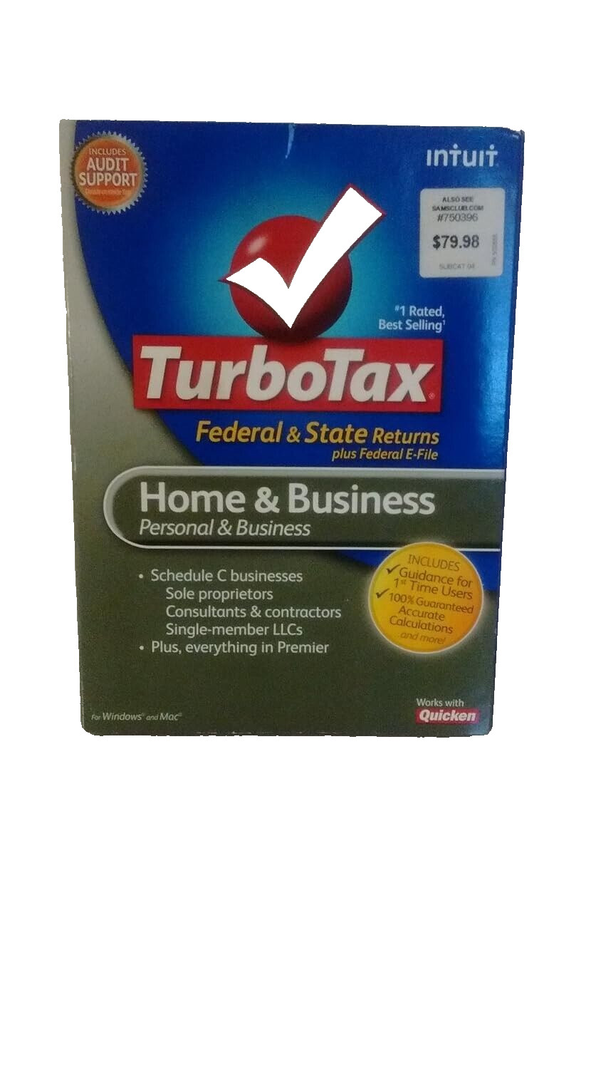 TurboTax Home & Business 2012 Federal+State+Federal E-File for Windows & Mac