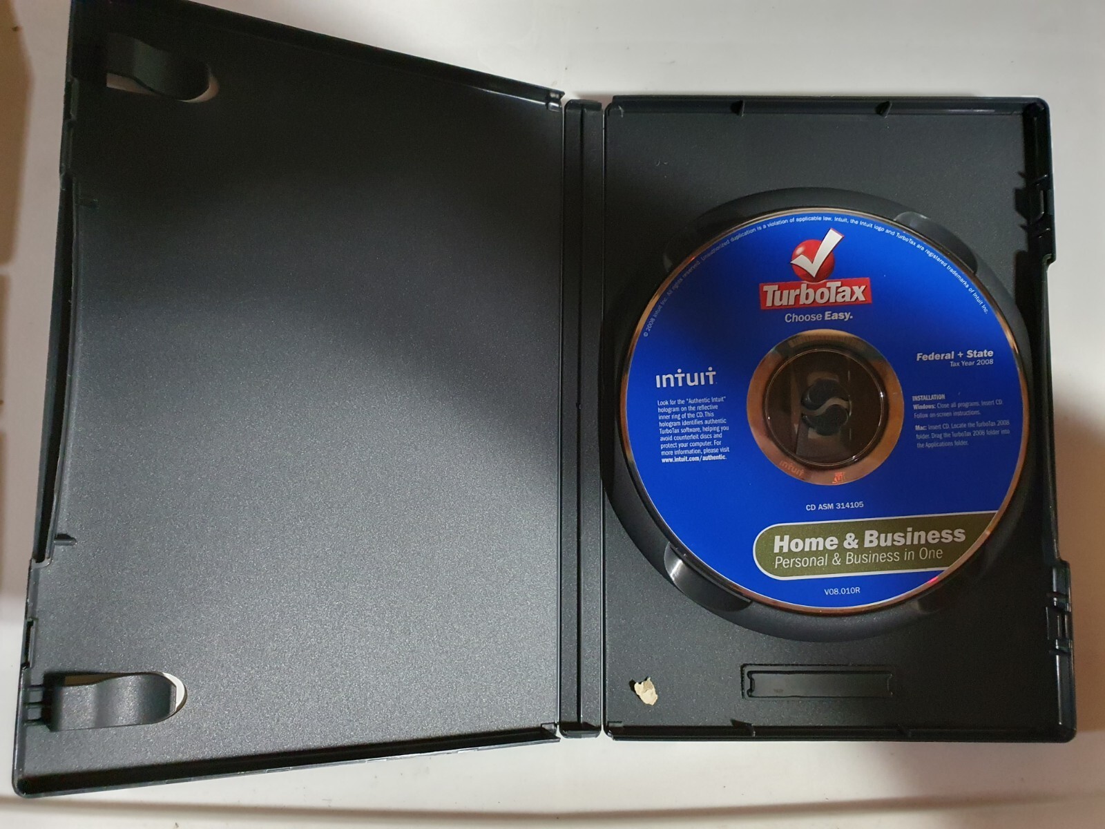 Turbo Tax 2008 Home And Business