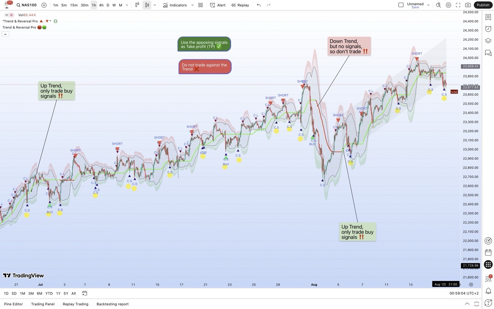 TradingView Premium Indicator ( Trend & Reversal Pro 🔺🔻)