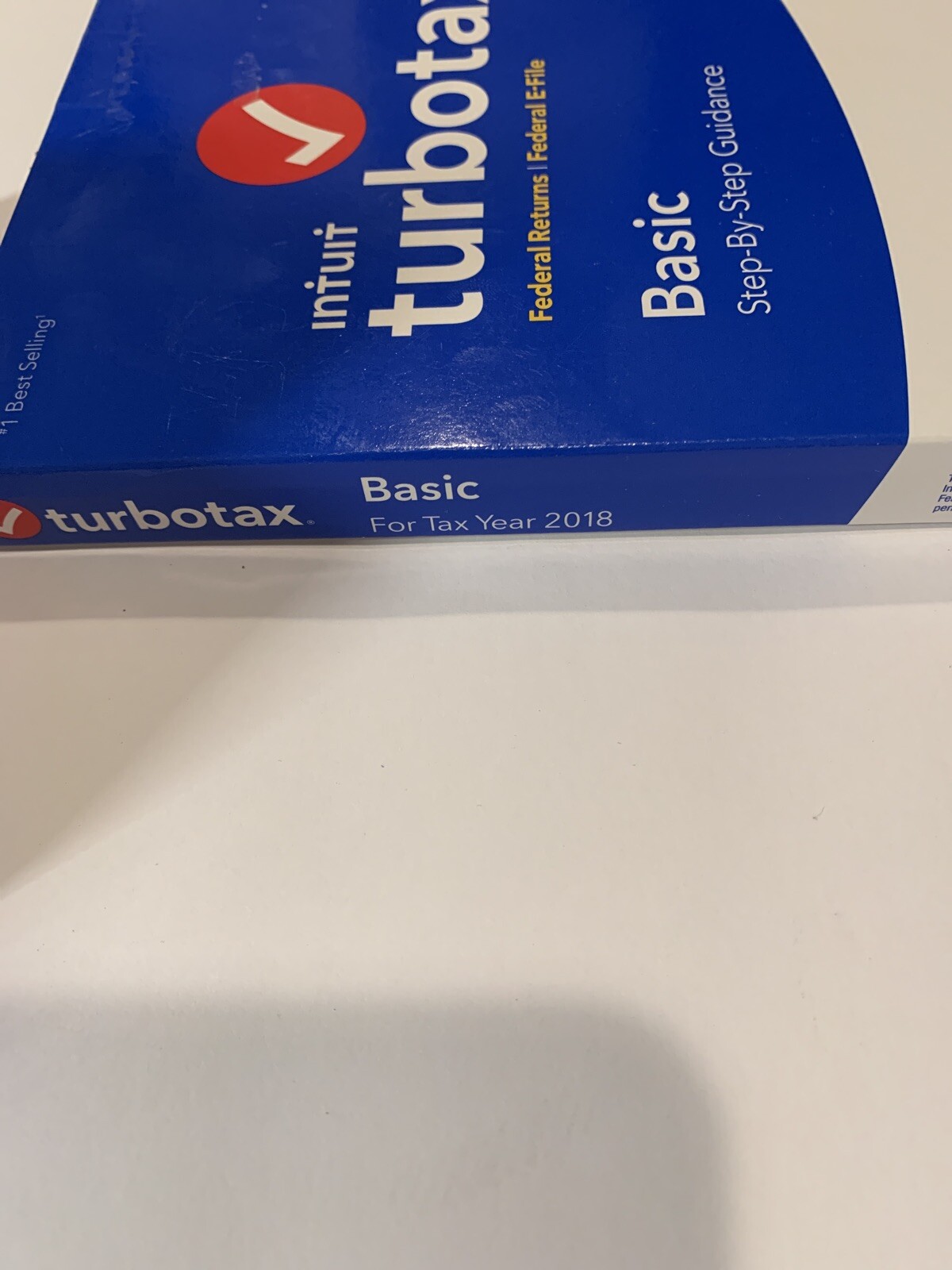 TurboTax Basic Federal + E-File 2018 Tax Software, Traditional Disc
