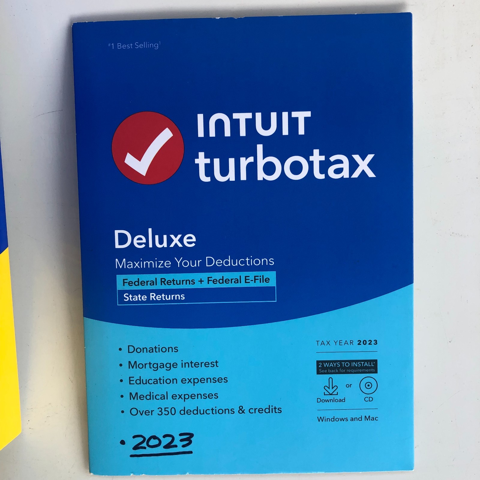 Lot of 22 Intuit TurboTax Home & Business Tax Software Mac & Windows 2002-2023