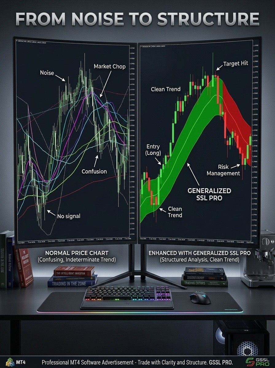 NEW!!! 📊 Generalized SSL Indikator für MetaTrader 4 – All important MA