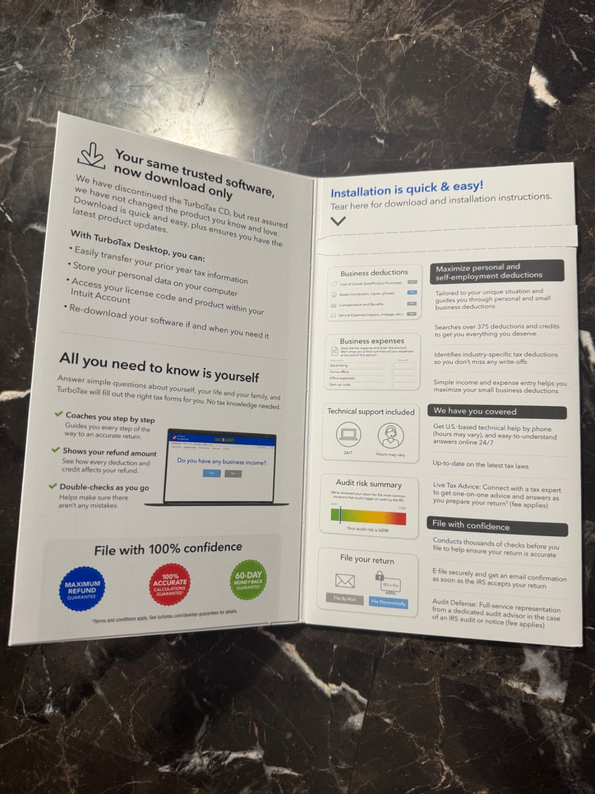 NEW TurboTax Home & Business 2024 Unopened DIGITAL CODE INCLUDED ￼