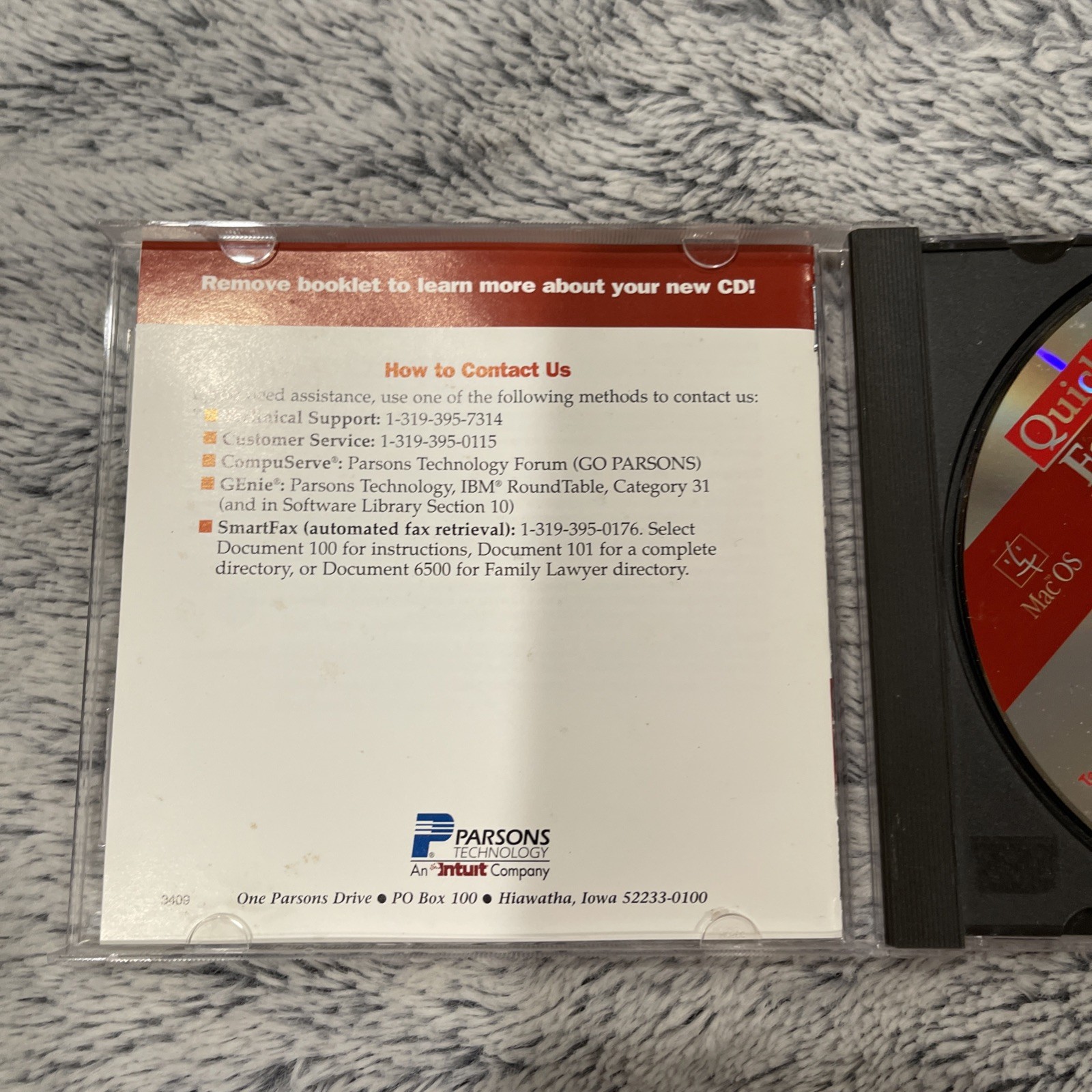 1995 Quicken Family Lawyer For Windows 3.1 Vintage