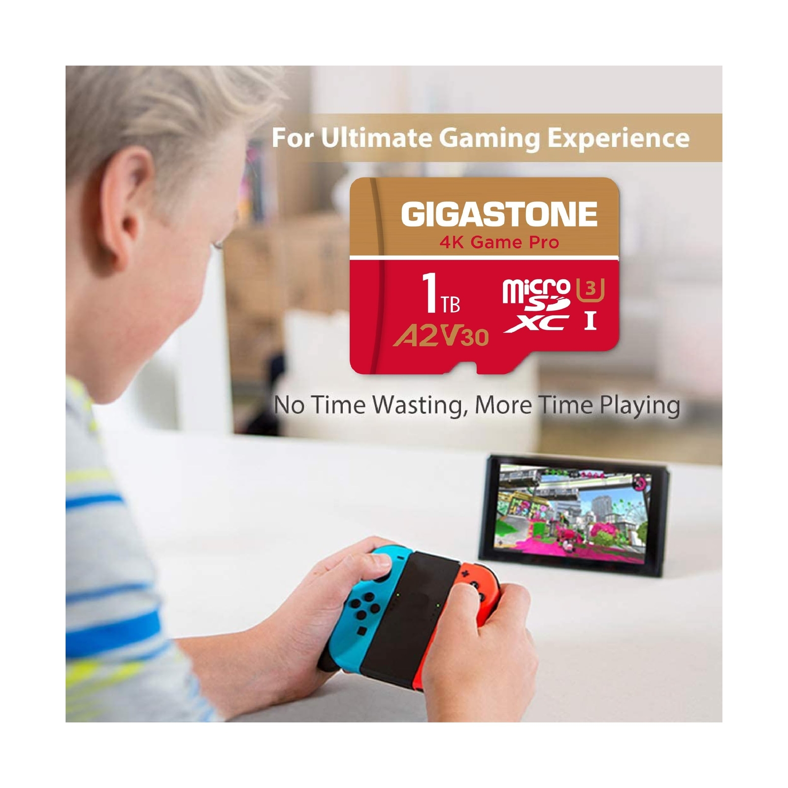[5-Yrs Free Data Recovery] Gigastone 1TB Micro SD Card, 4K Game Pro, MicroSDX…