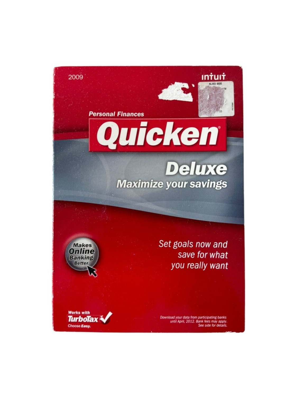 Intuit Quicken Deluxe 2009 For Windows XP/Vista NOT for Win 10/11
