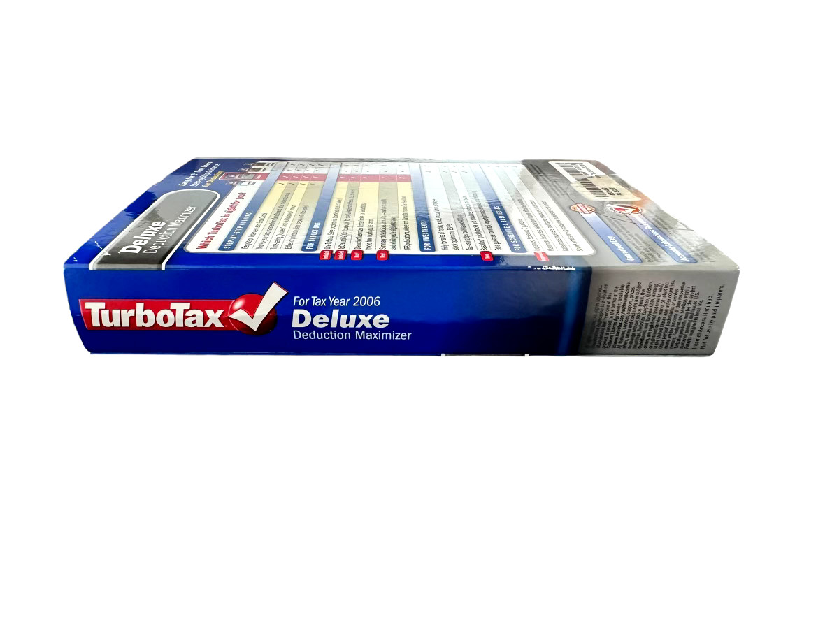 TurboTax Deluxe Deduction Maximizer Federal+State Tax Year 2006 forWindows & MAC