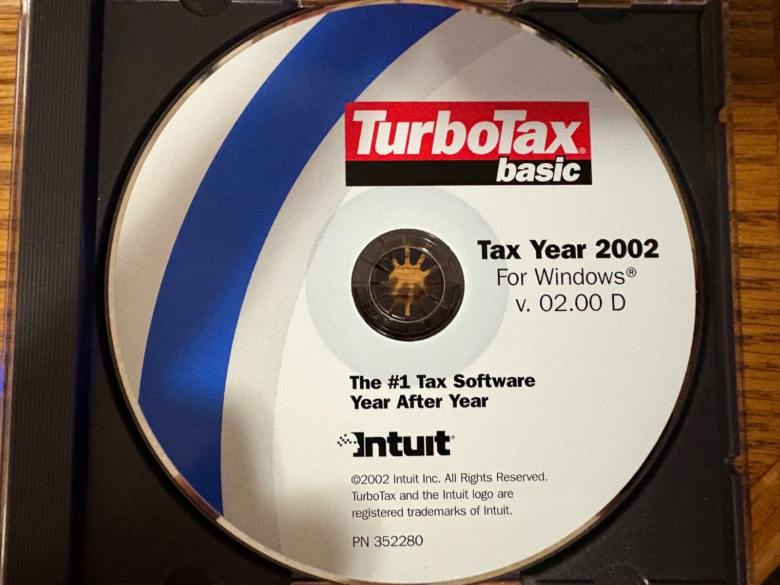 Intuit Turbotax Basic 2002 Software in Jewel Case