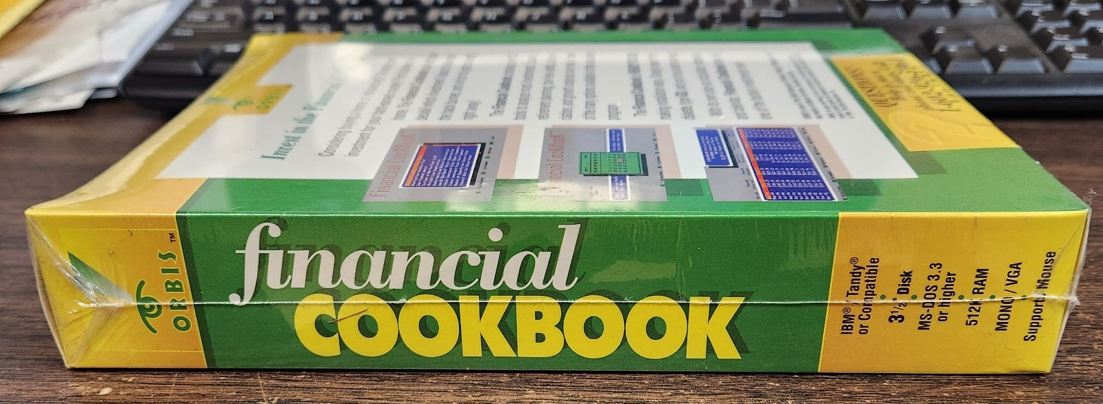 Financial Cookbook by Orbis (1994, MS-DOS, 3-1/2″ Floppy Disk) BRAND NEW