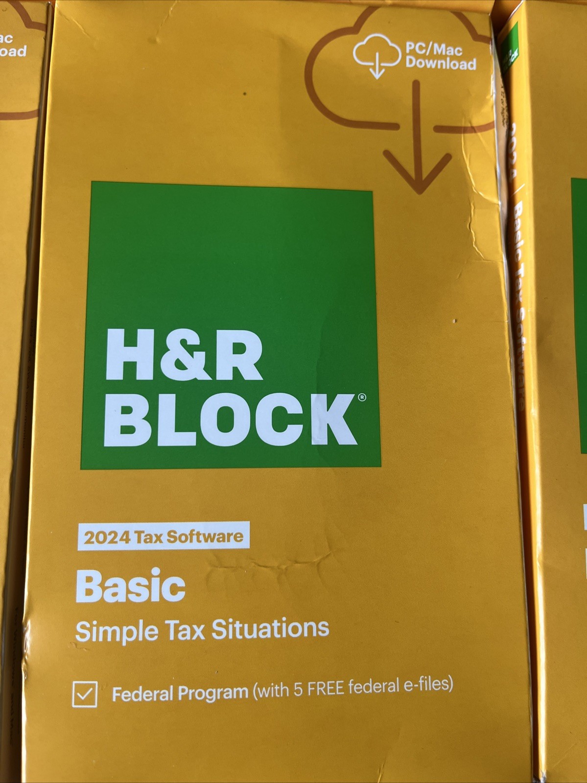 H & R Block Tax Software Basic Simple 2024 PC/MAC Download (code Same Day ) READ