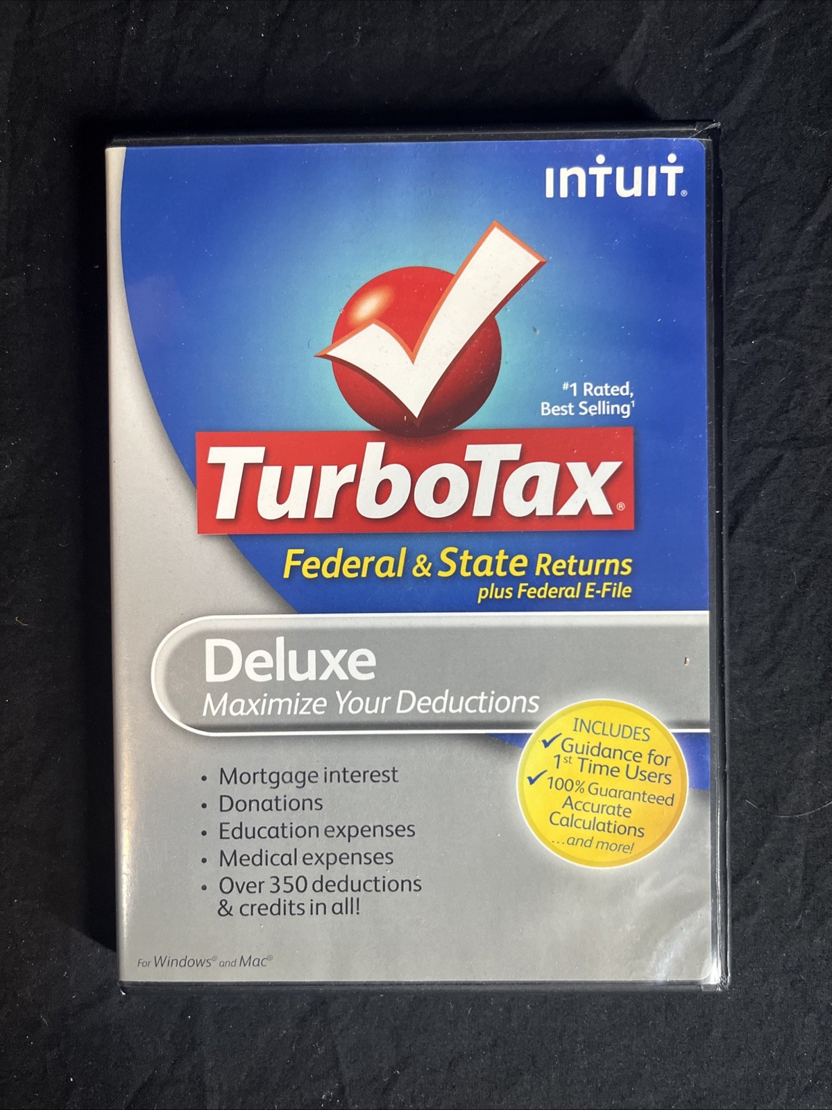 TurboTax Deluxe 2011 Federal and State Tax Returns CD