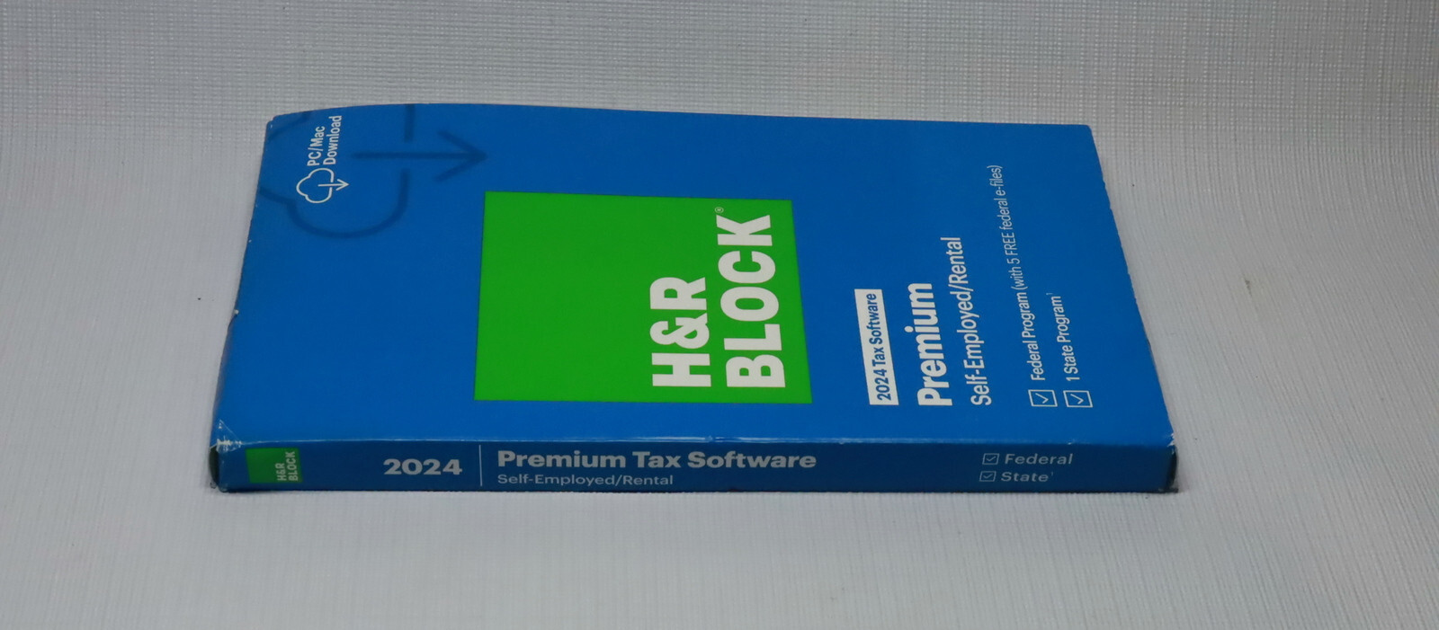 H&R Block 2024 Tax Software Premium PC/Mac Download Activation Key Card Sealed