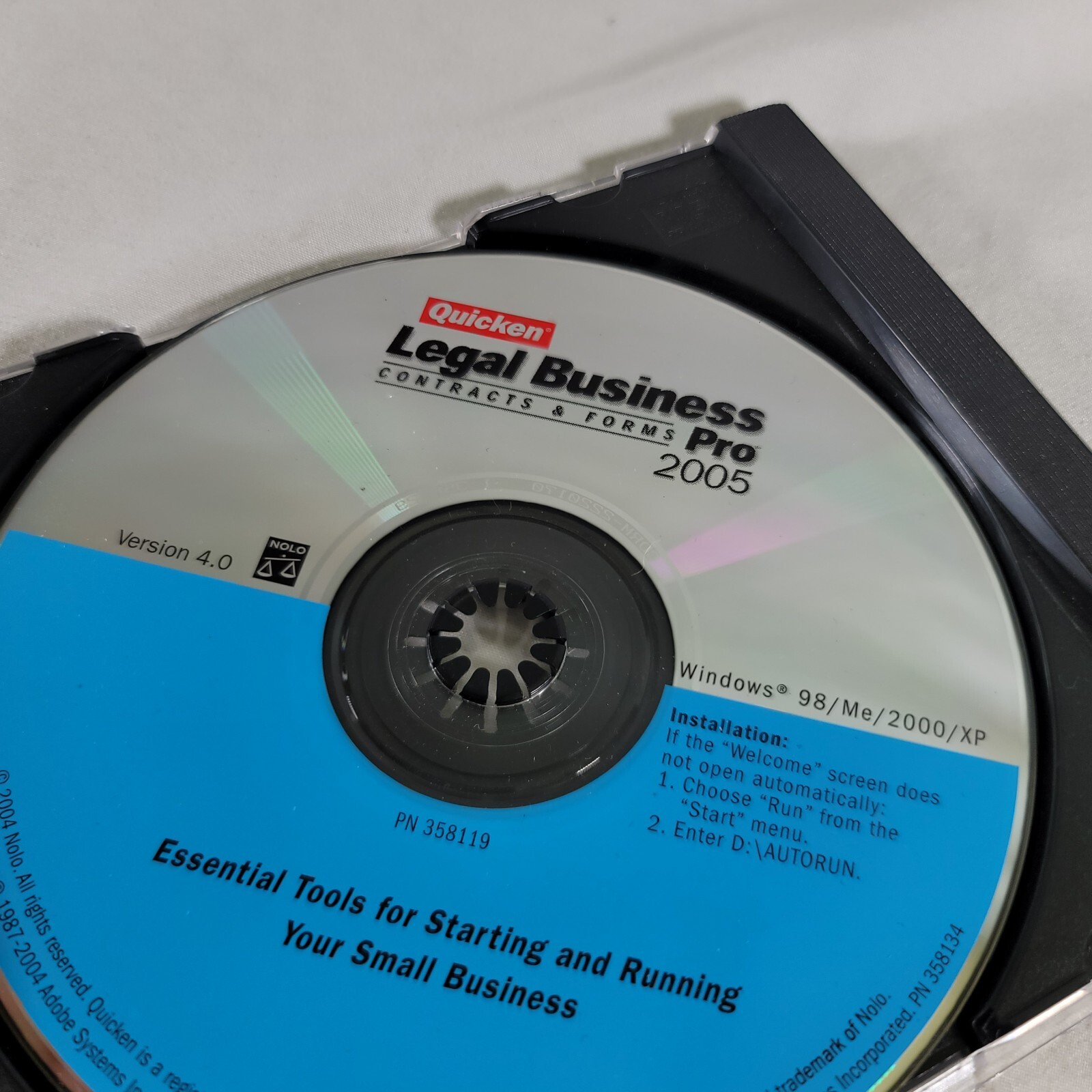 Quicken Legal Business Pro Contracts & Forms 2005 – Disc Only