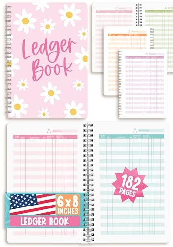 Accounting Ledger Book for Small Business and Personal Use – Budget Ledger