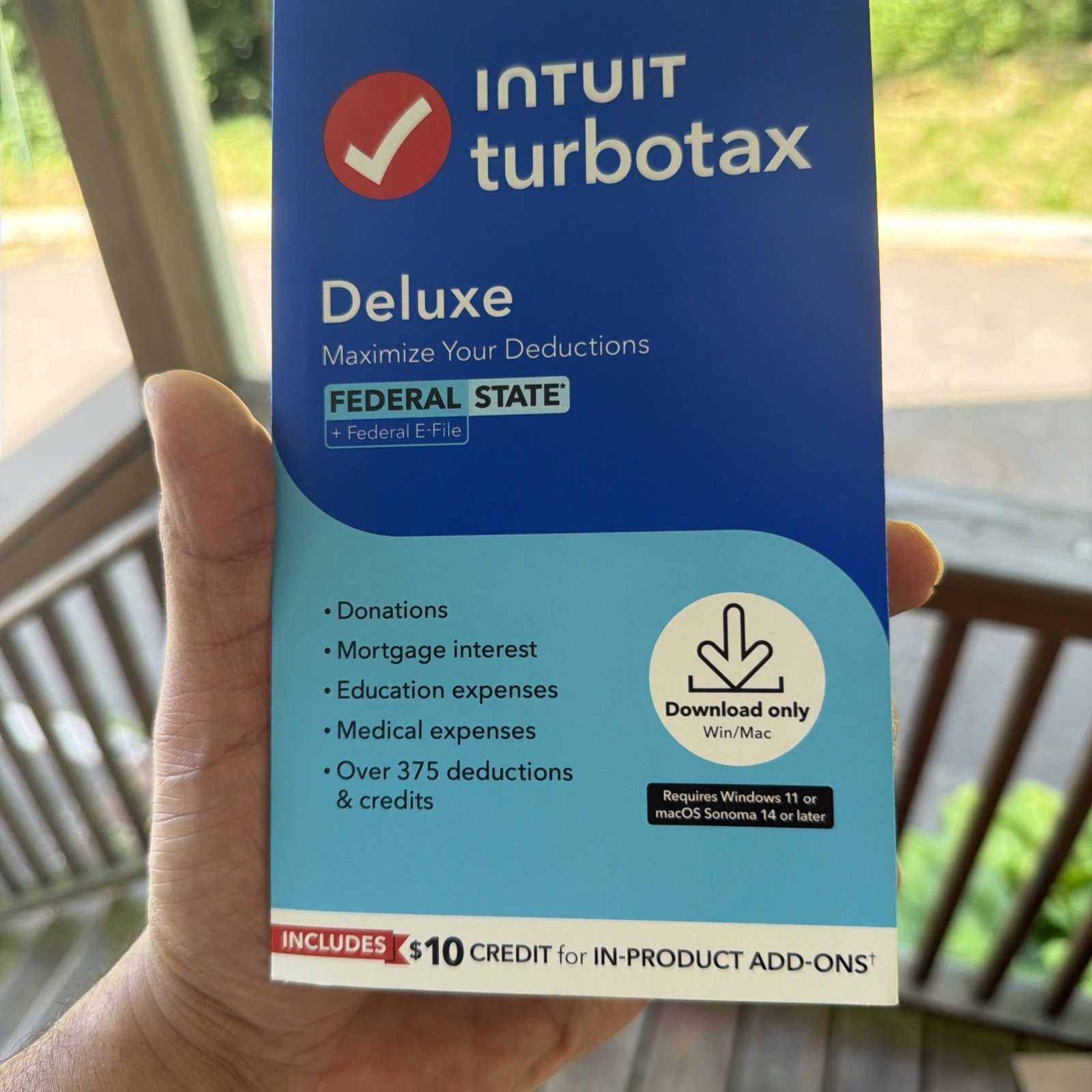 Intuit Turbo tax Deluxe 2025 Federal & State , New Sealed Numeric Key Shipped!