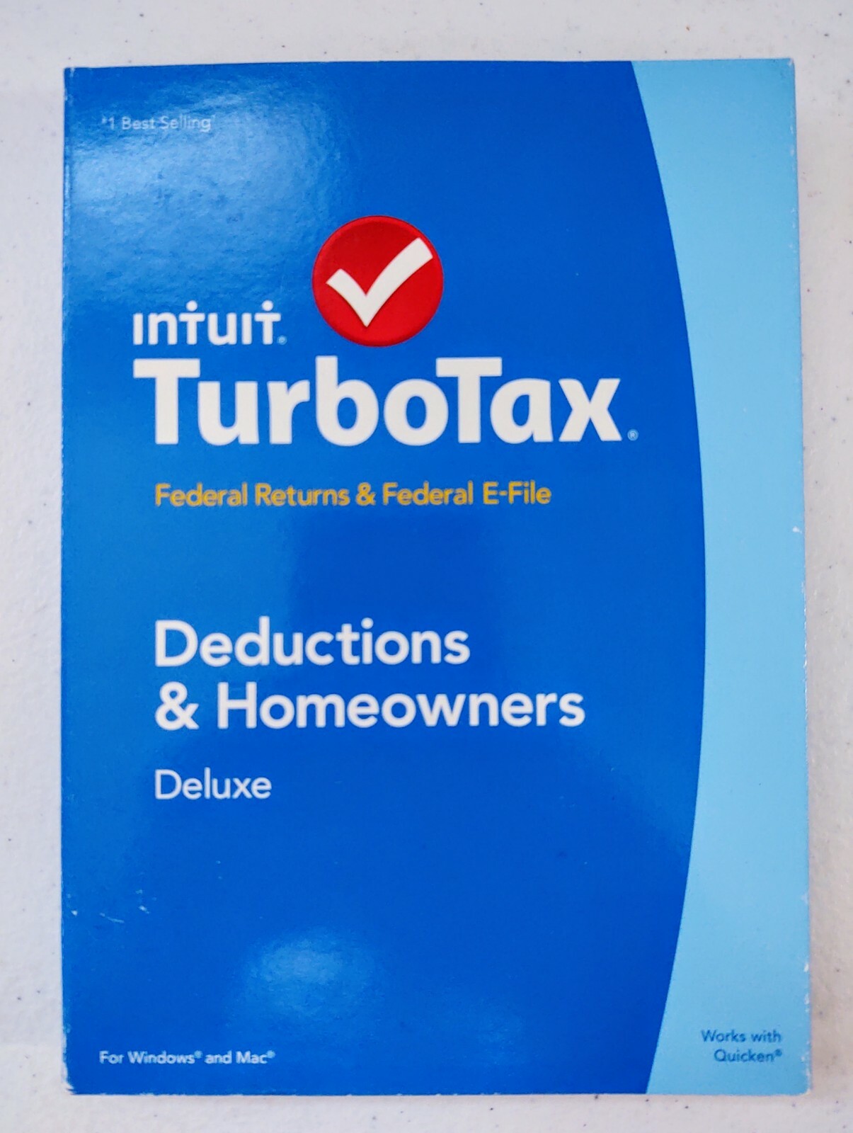 Intuit TurboTax 2014 Deluxe Federal Returns & E-File Turbo Tax PC Mac – Disc NEW