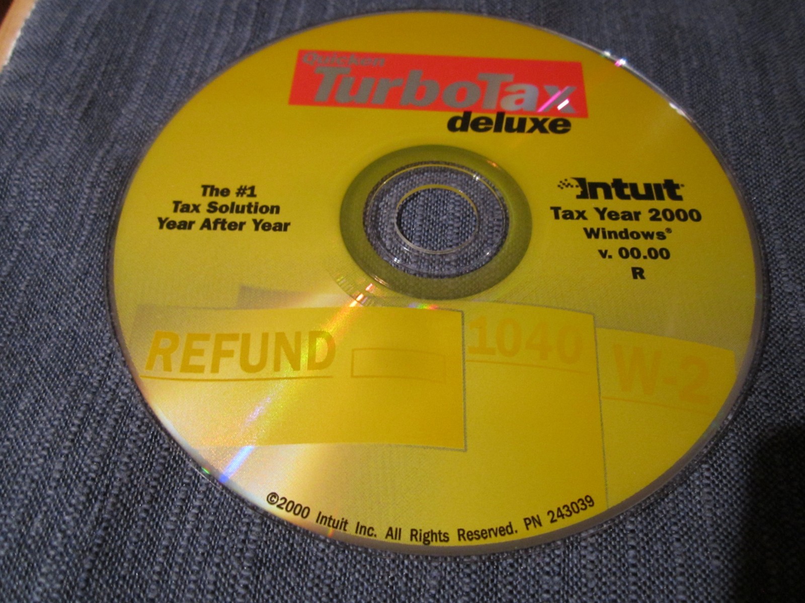 Turbotax 2000 Deluxe Federal State Tax Software Windows ONLY