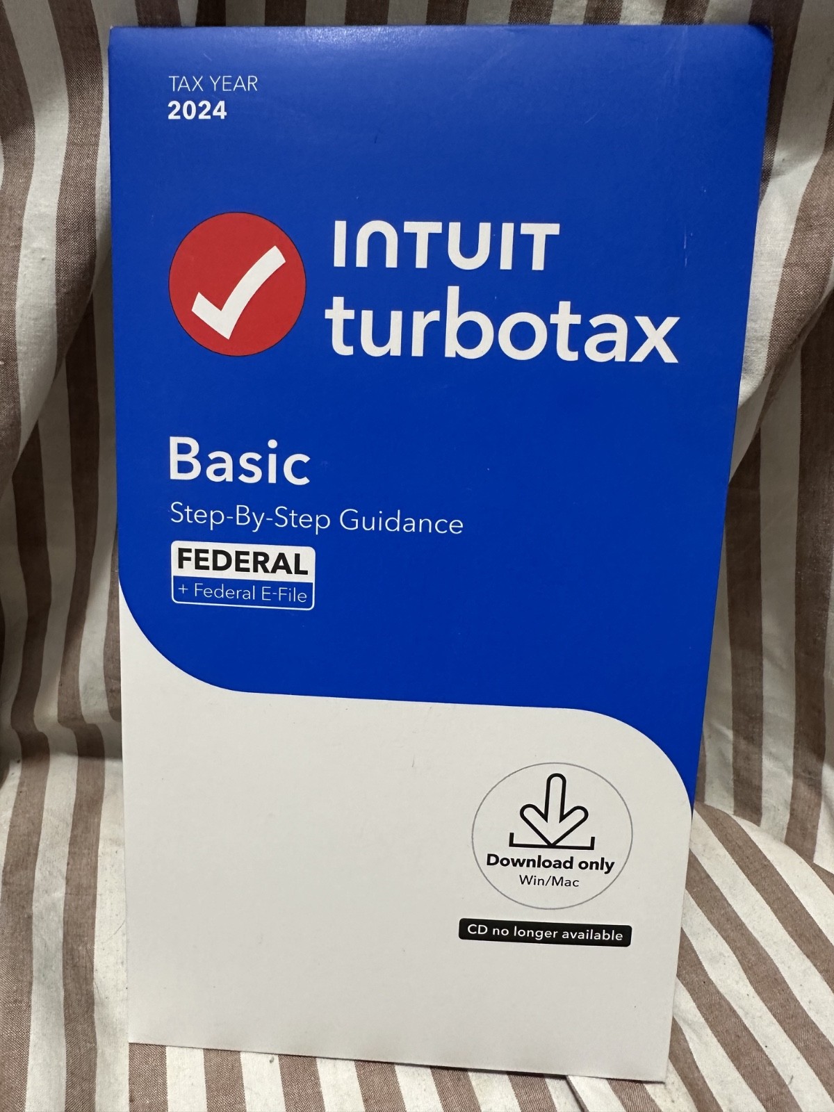 2024 Intuit Turbotax BASIC Federal Window Mac USA Sealed NEW 2024 Tax Software