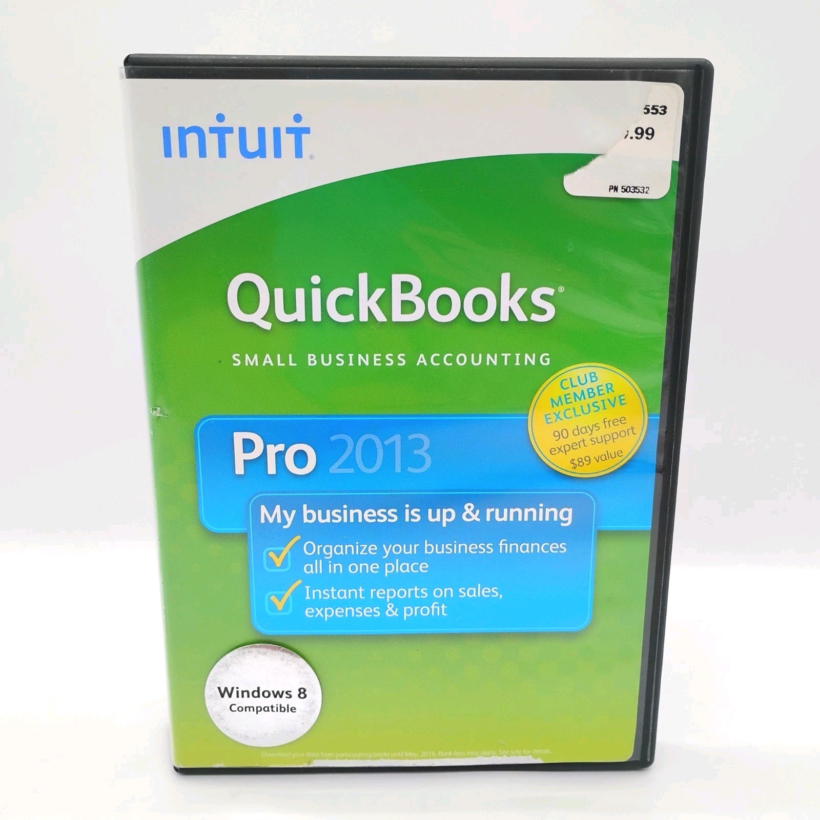Intuit Quickbooks PRO 2013 For Windows PC w/ License Code, Genuine Authentic