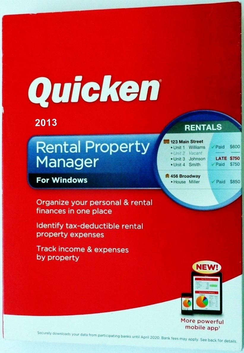 Quicken Rental Property Manager 2013 – Windows