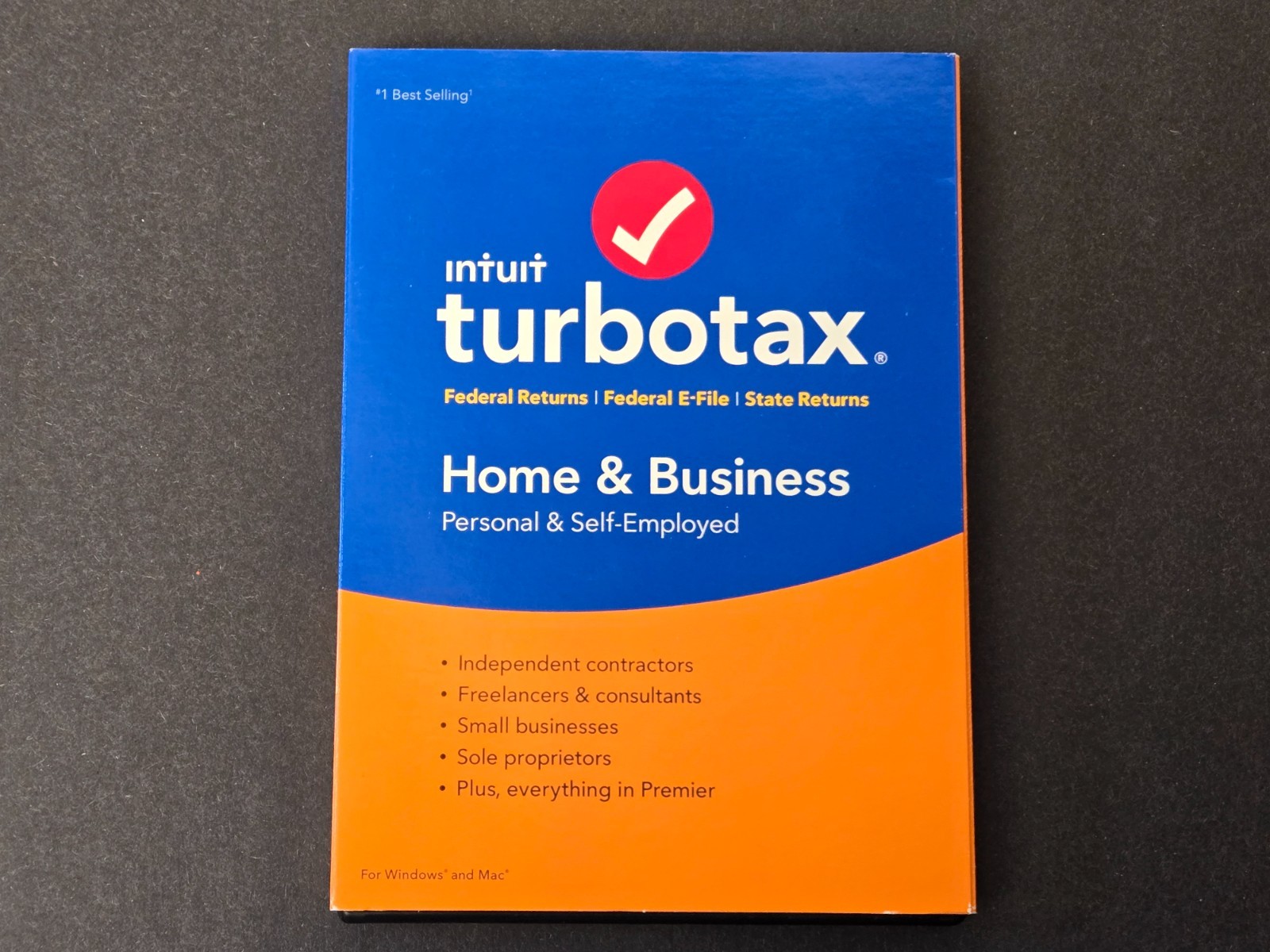 2016 Intuit TurboTax Home and Business CD – Windows/Mac