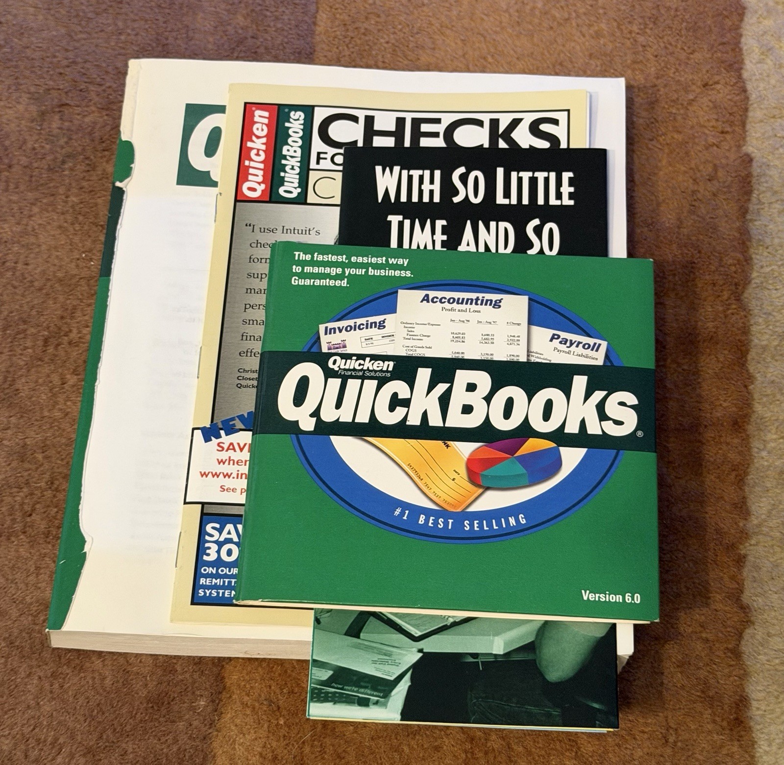 Quicken Home & Business 98 NEW Sealed Vintage Software Windows 98 Intuit