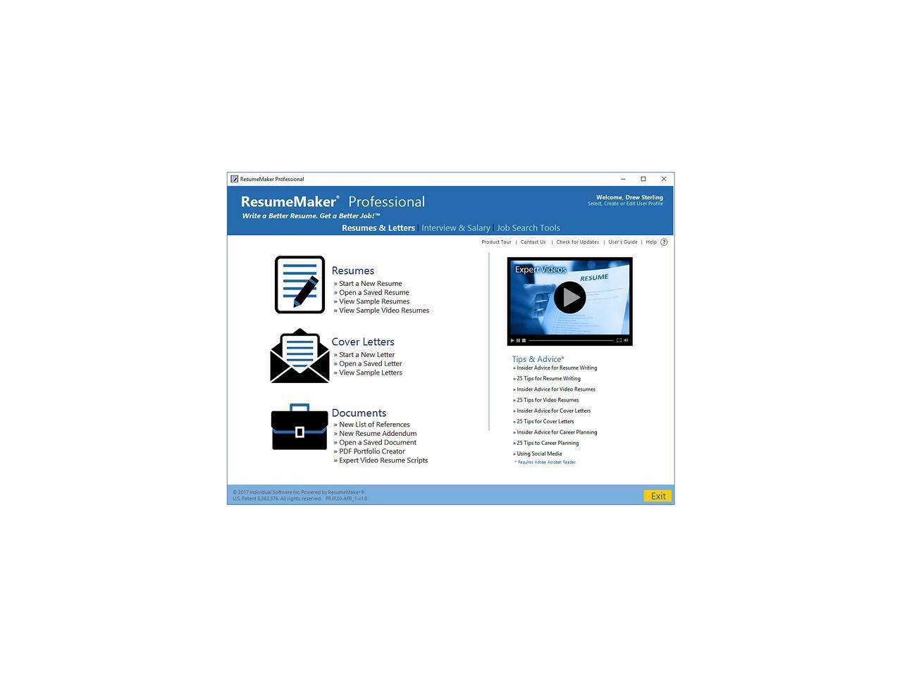 Individual Software ResumeMaker Professional Deluxe 20