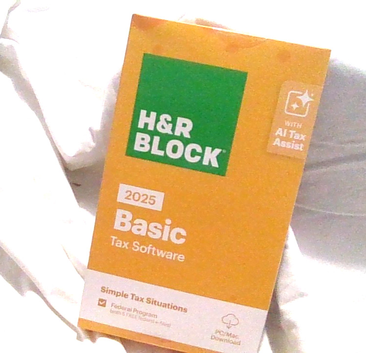 H&R Block Tax Software Basic 2025 PC/Mac [Key Card] NEW