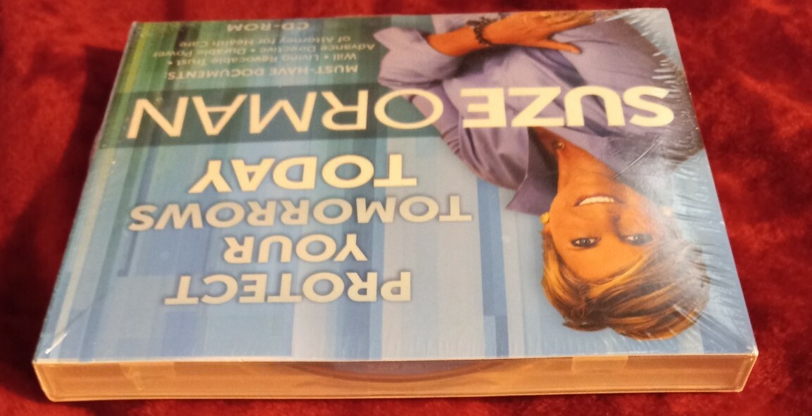 Protect Your Tomorrows Today by Suze Orman (CD-ROM Win/Mac) New Sealed